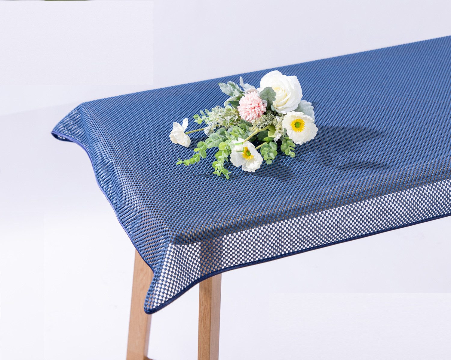 texpot Tischdecke Gartentischdecke Karo Schaum PVC Weichschaum (1-tlg)