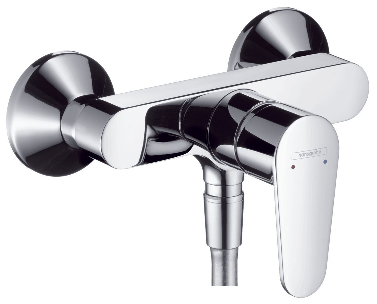 Chrom hansgrohe 2 Duscharmatur E Brausenmischer Talis Aufputz