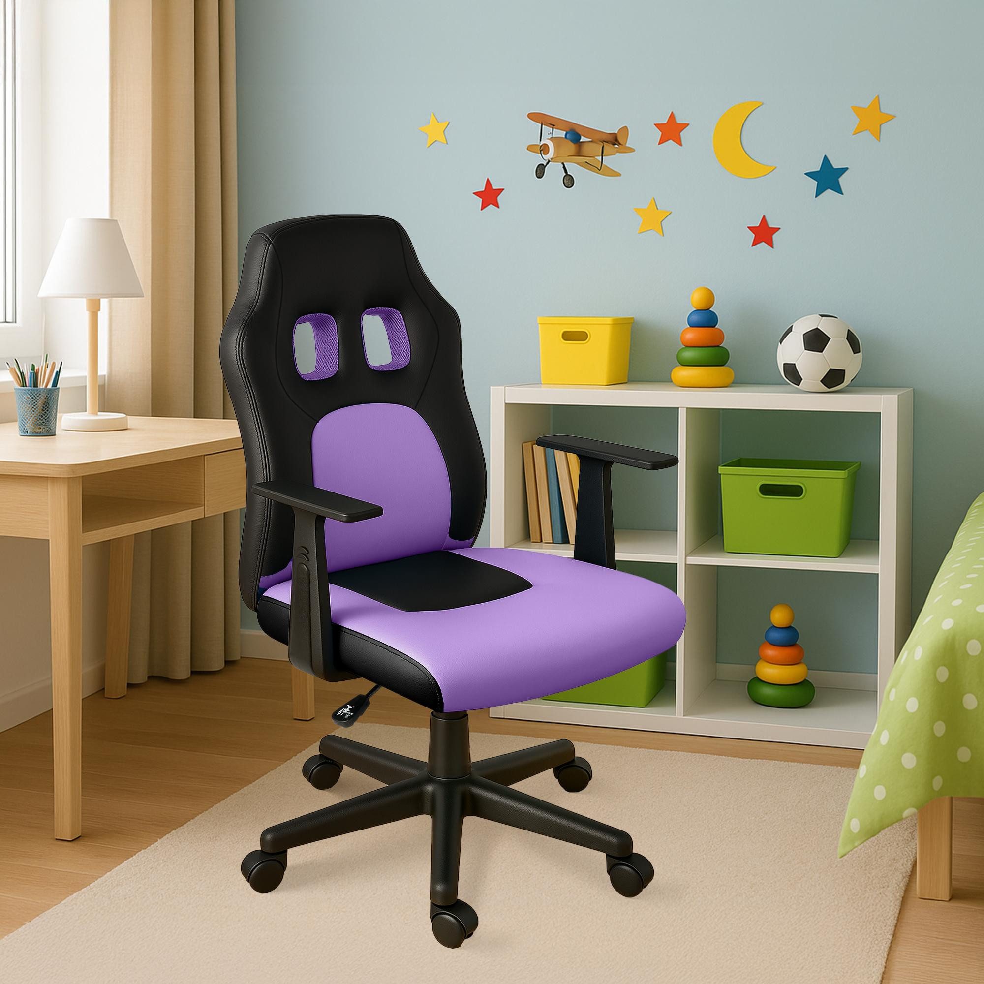 CLP Gaming Chair Fun, Kinder-Bürostuhl, mit abnehmbaren Armlehnen