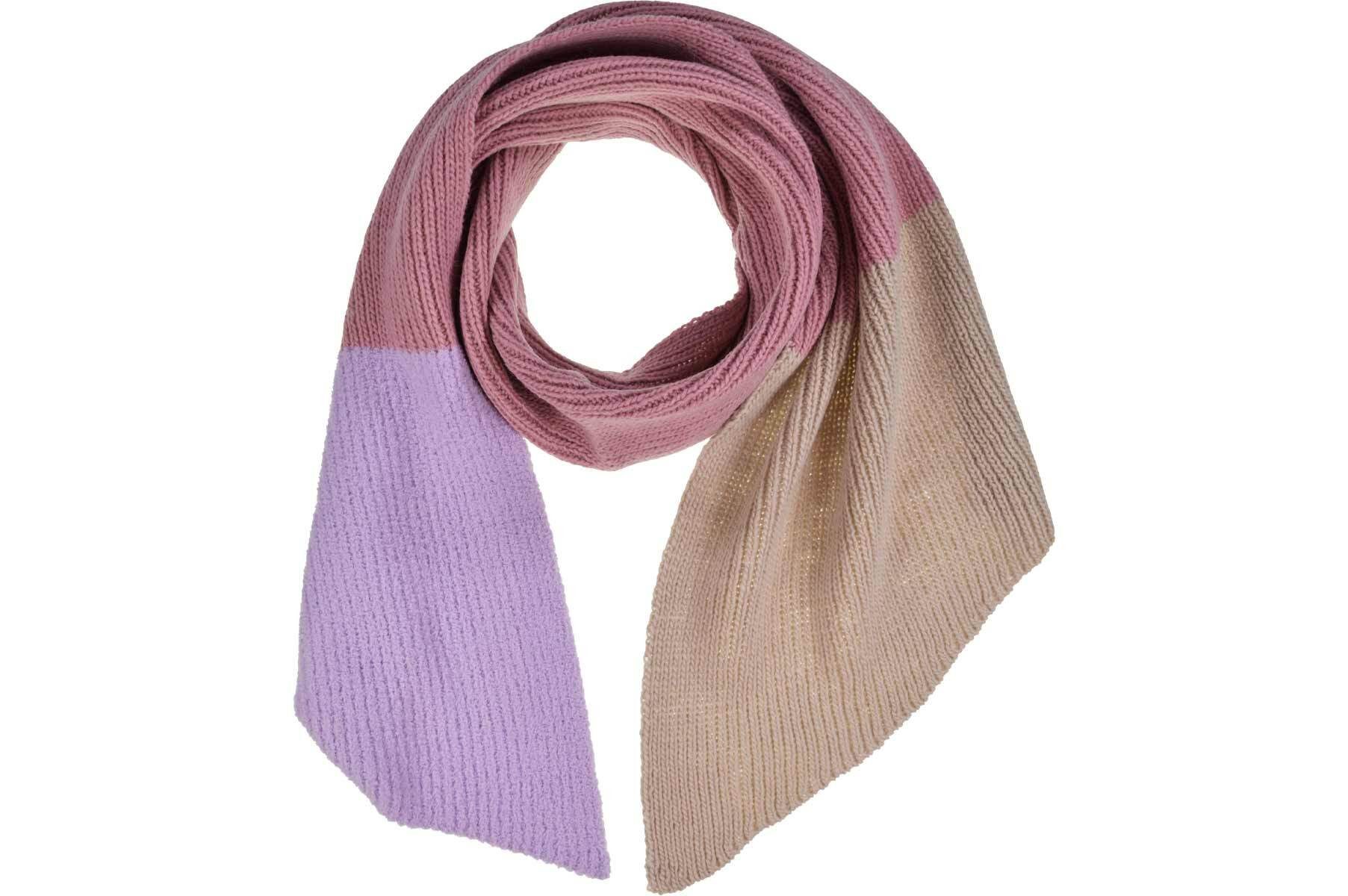 Seeberger Strickschal Strick Schal 180x30cm in color block design 19637-0 günstig online kaufen