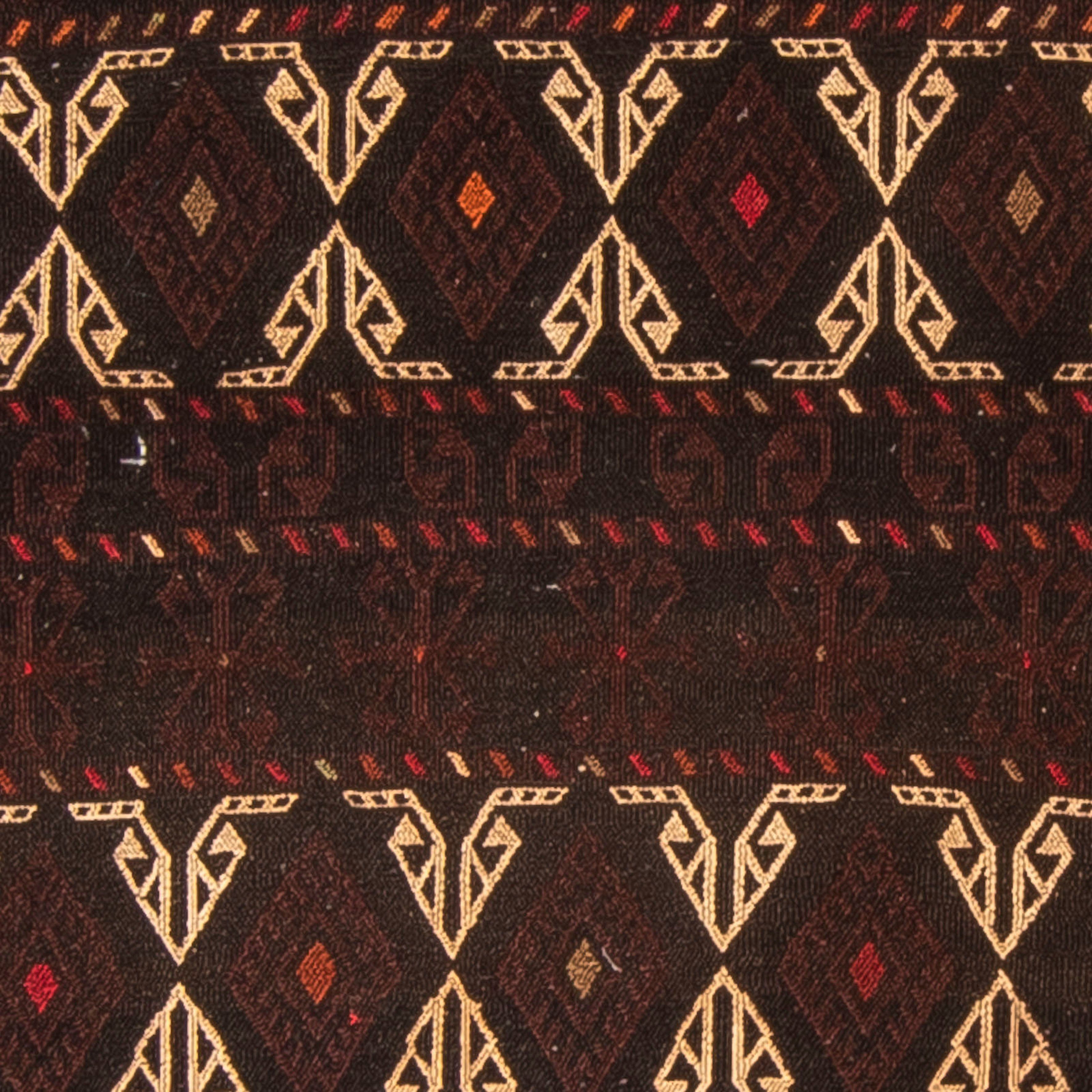 Wollteppich Kelim - Oriental - x - morgenland, mm, Handgeknüpft, Einzelstück mit Wohnzimmer, braun, rechteckig, cm 178 4 118 Höhe: Zertifikat