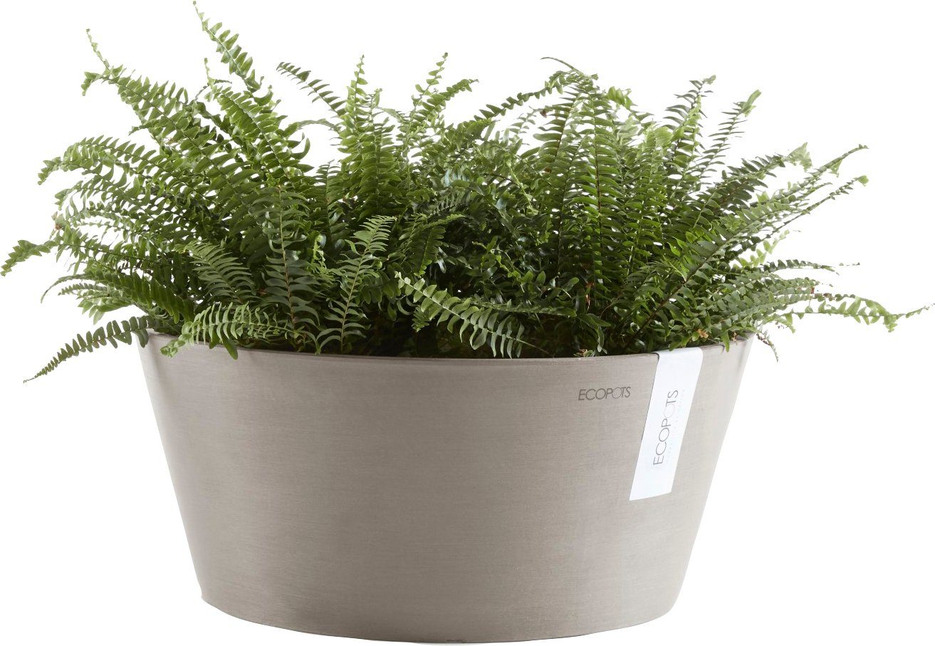 cm ECOPOTS FRANKFURT Blumentopf Taupe, 30,5x30,5x15 BxTxH: