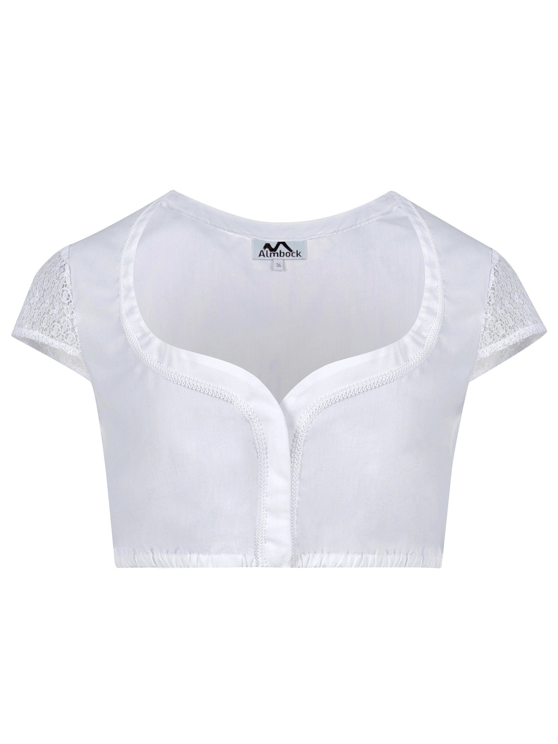 Almbock Dirndlbluse Dirndlbluse Silka (1-tlg) weiß (exclusive) günstig online kaufen