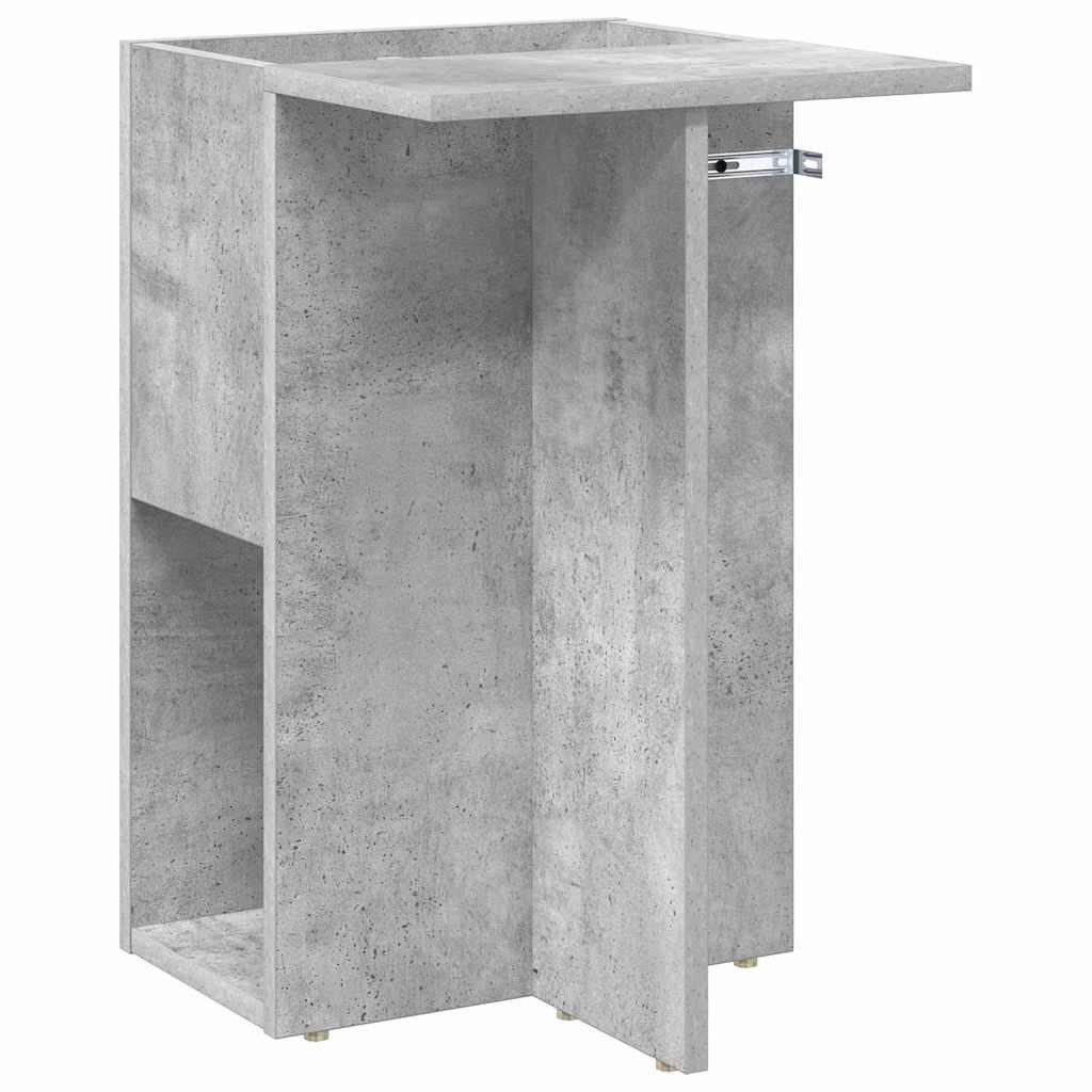 vidaXL Beistelltisch Beistelltisch Beton Grau 35 x 40 x 55 cm Holzwerkstoff (1-St)
