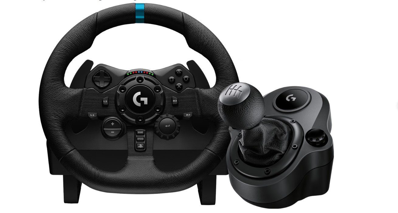 G923 Trueforce für PlayStation und PC + Logitech Driving Force Shifter Gaming-Controller