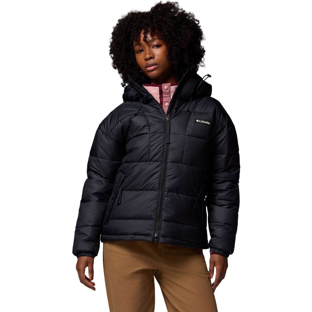 Columbia Steppjacke Women's Pike Lake III Hooded Puffer Jacket Hochfunktionale Damenjacke mit thermoreflektierendem Futter