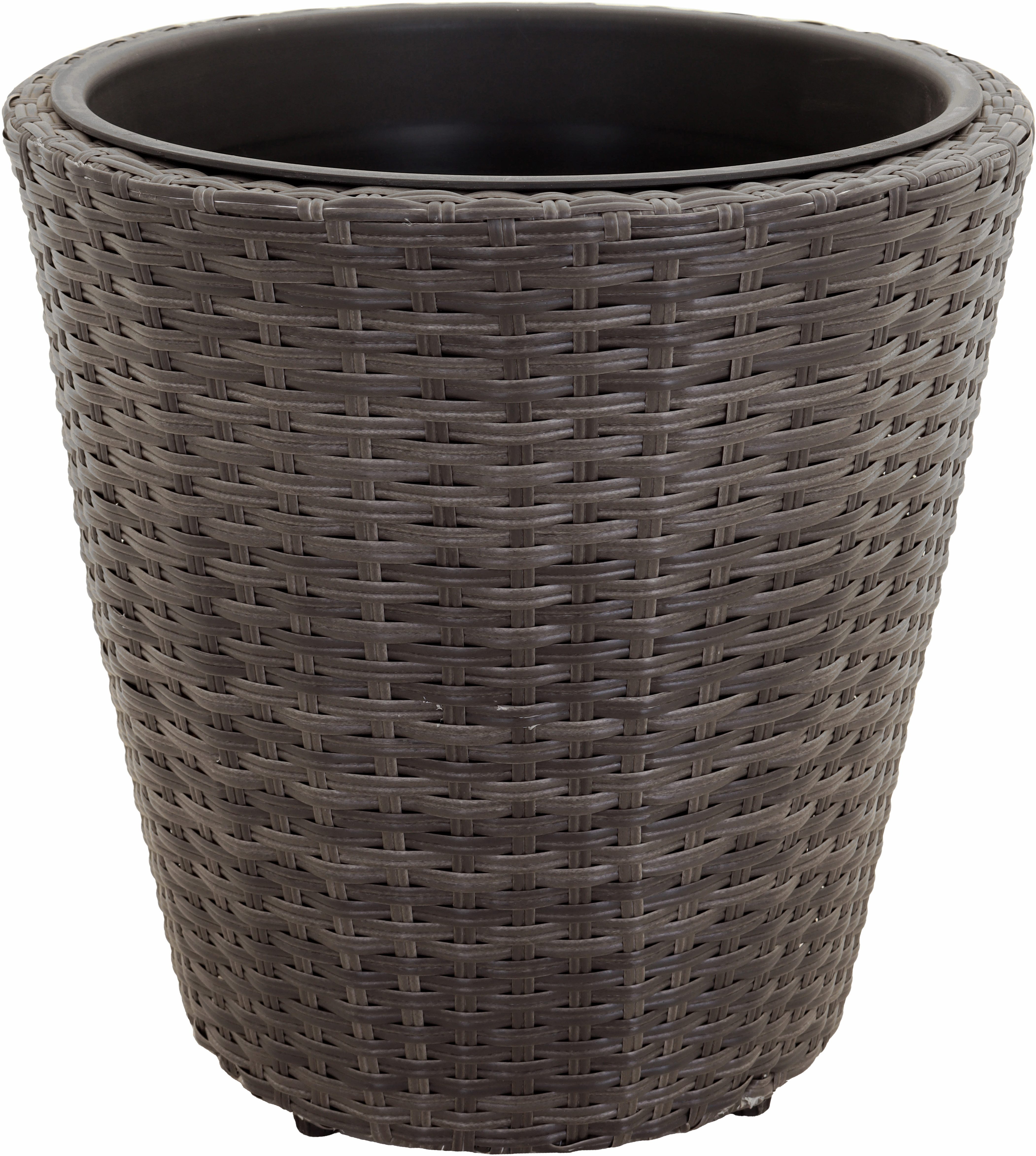 tegawo Pflanzkübel Polyrattan konisch rund günstig online kaufen
