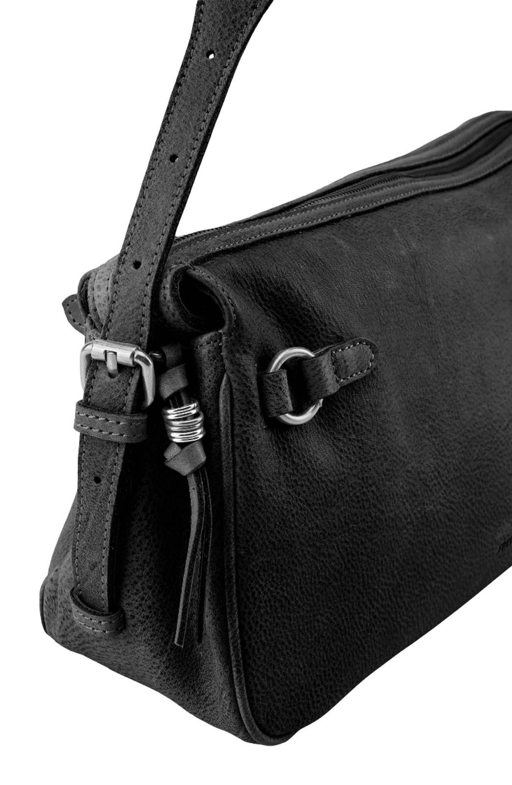 FREDsBRUDER Umhängetasche Shoulderbag, aus echtem Rindsleder
