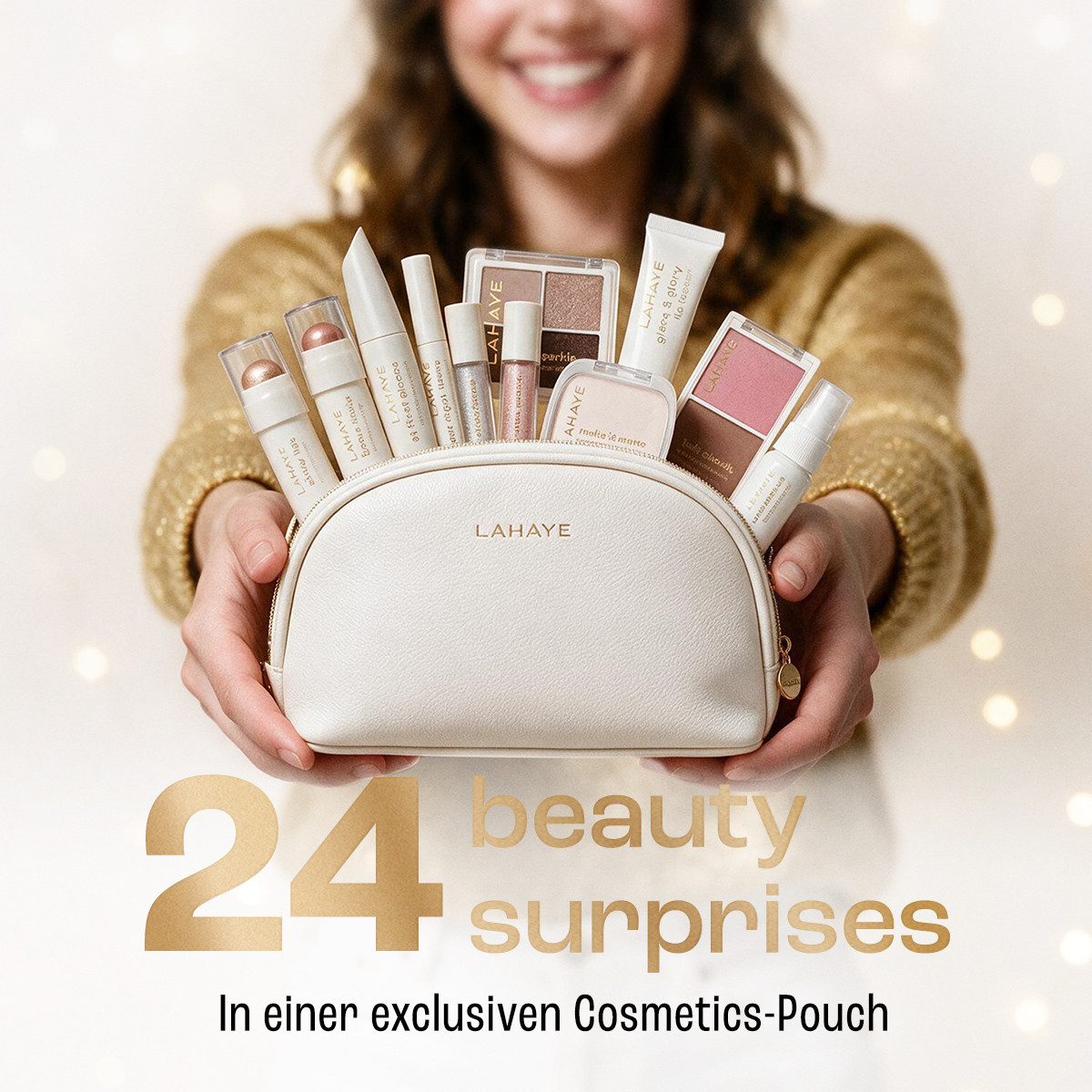 LAHAYE Adventskalender Beauty 2026 "be gorgeous" - (Set), 24 Beauty & Make-up Überraschungen – Bild 3 von 5