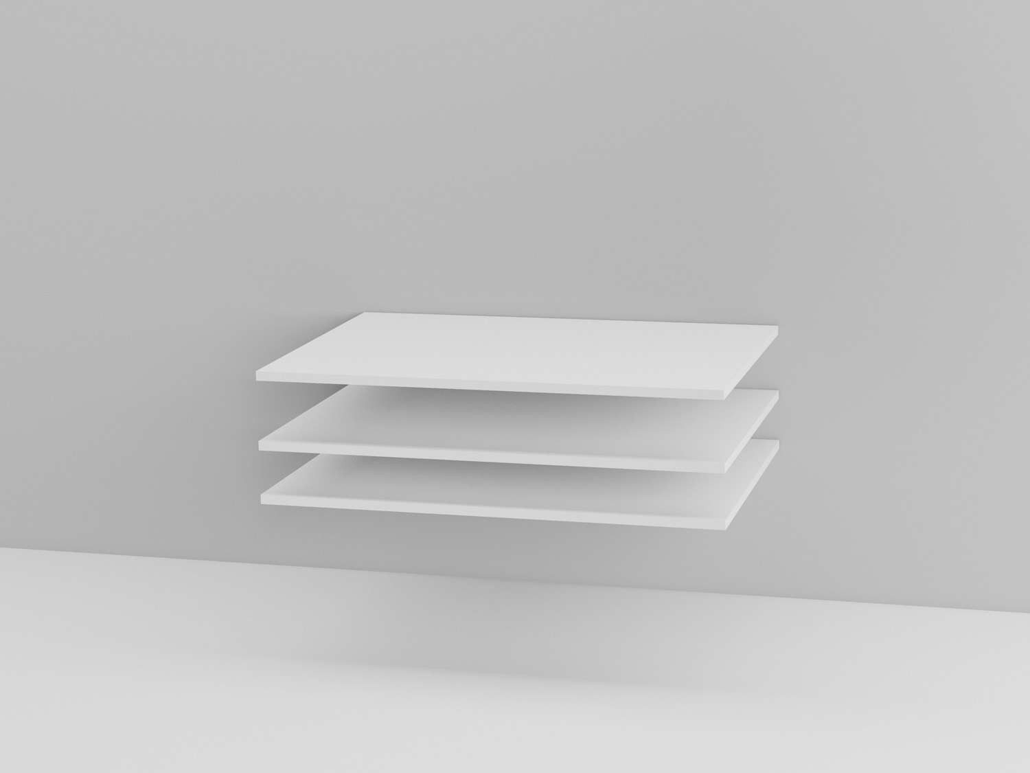 Home affaire Einlegeboden Malissa Zubehör für den gleichnamigen Schrank (Set, 3 St., 3 Einlegeböden), BxTxH 88 x55x2 cm, FSC-zertifizierter Holzwerkstoff
