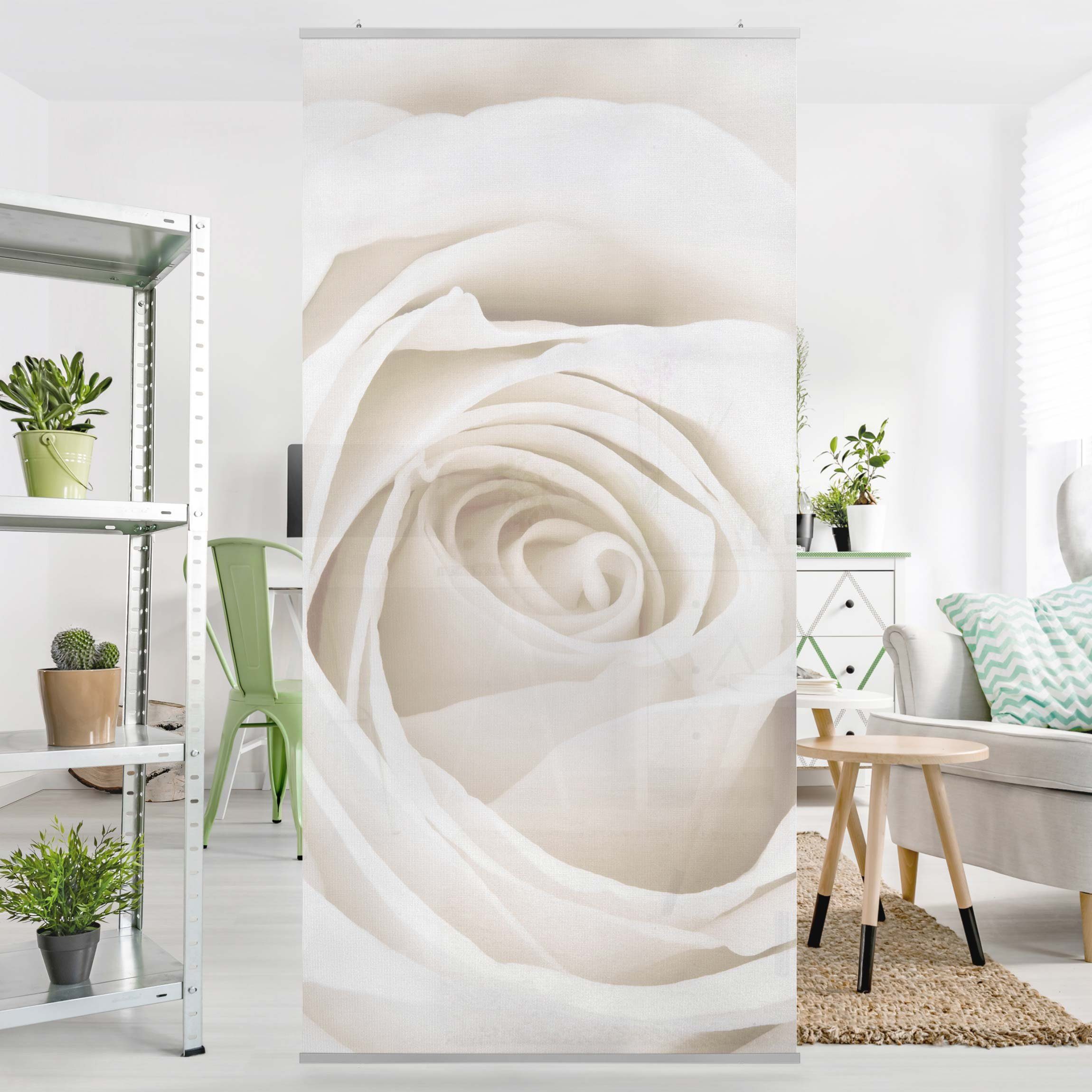 Bilderwelten Raumteiler Vorhang Top Blumen Raumtrenner