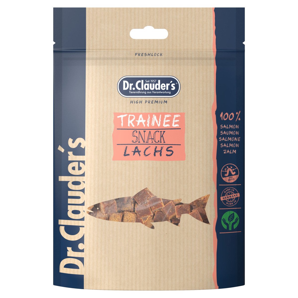 Dr. Clauder's Trainee Snack Lachs 80 g - 10 Stück