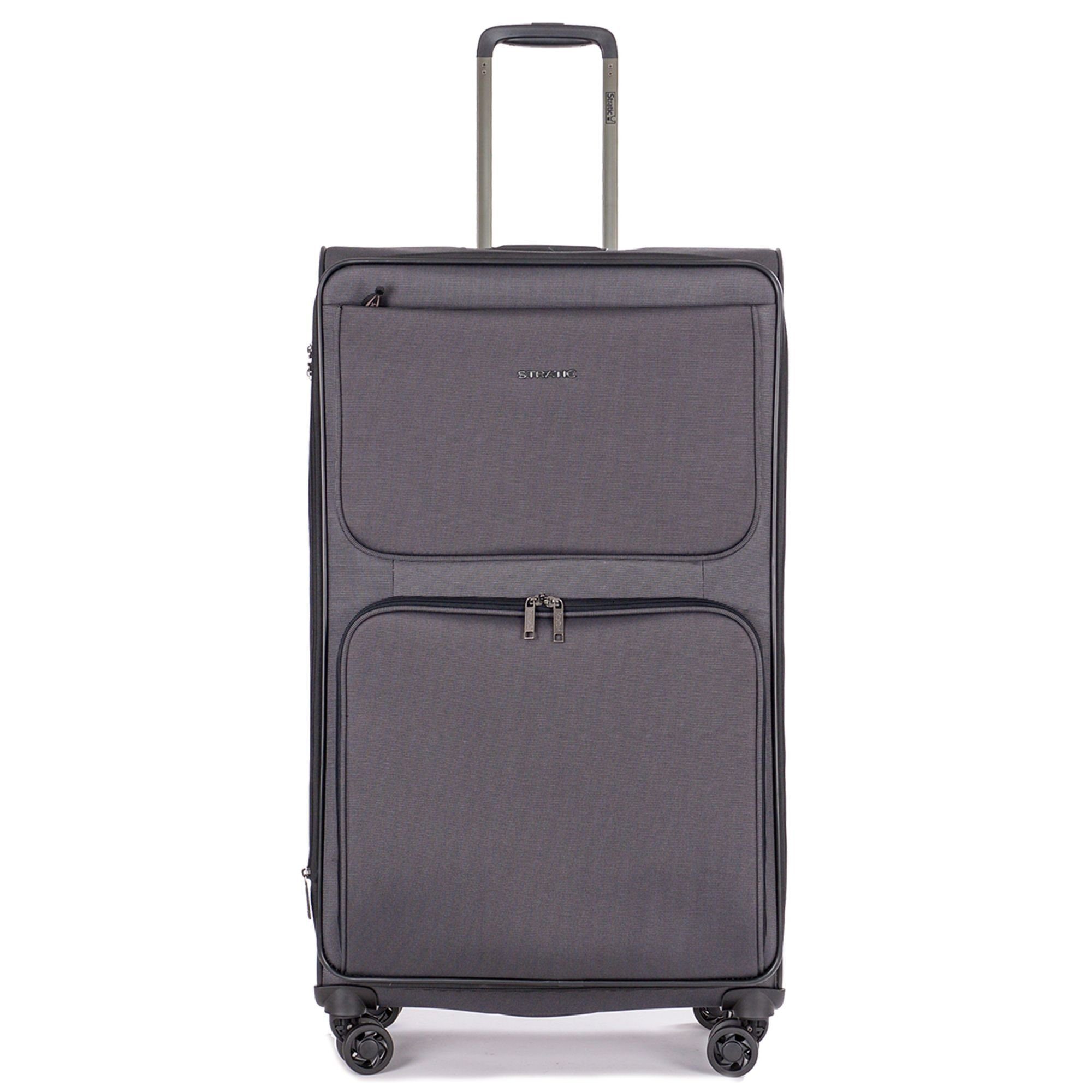 Polyester Rollen, Plus, Stratic Bendigo Light Weichgepäck-Trolley 4 black