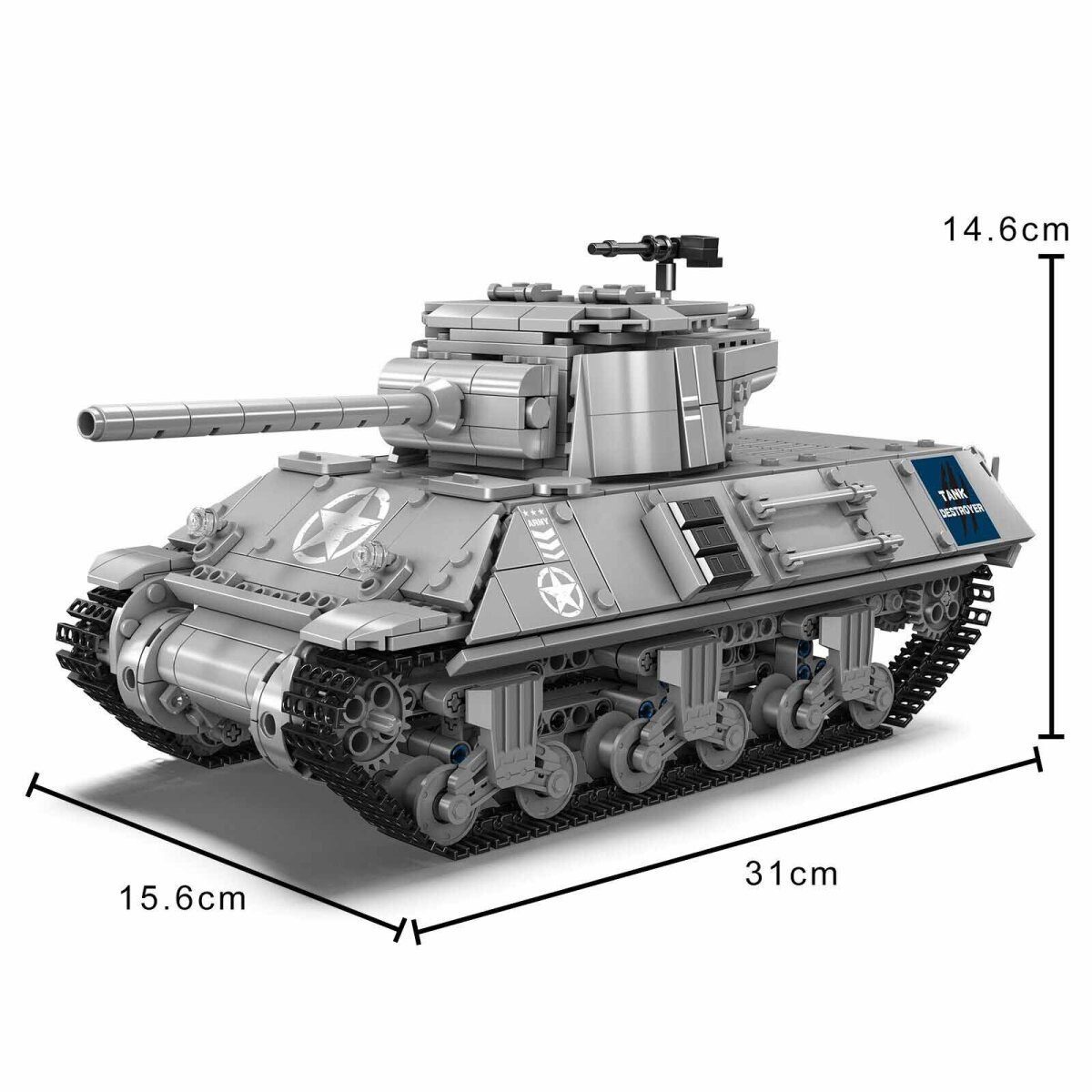 Mould King Mould King 20034 M36 Jackson Tank Destroyer Spielbausteine – Bild 4 von 5