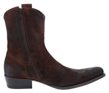 Sendra Boots 7370 Herren Lederstiefelette Braun Stiefelette Rahmengenäht