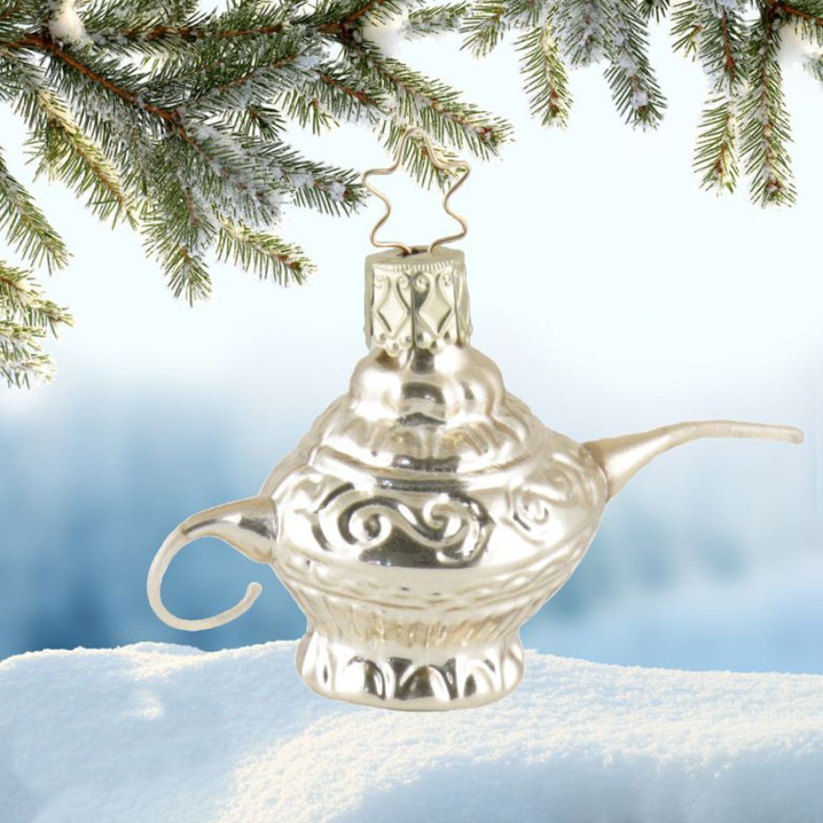 Inge Glas Christbaumkugeln Magic Serie, 60 Stück Im Set, Mehrfarbig - Echter Glas- Und Silberschmuck