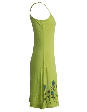 Vishes Sommerkleid Besticktes Rosen Kleid mit verstellbaren Trägern Boho, Elfen, Hippie Style