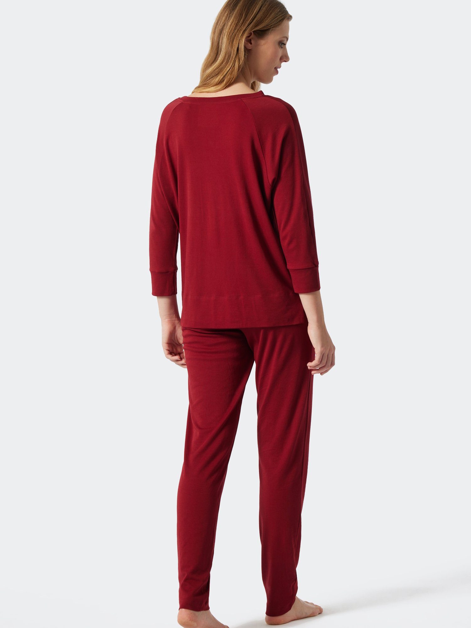 Pyjama Rot Modern Schiesser Nightwear