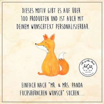 Mr. & Mrs. Panda Topflappen Einhorn Wunsch - Rot Pastell - Geschenk, Ofenhandschuh, Topfuntersetz, (1-tlg), Charmantes Design