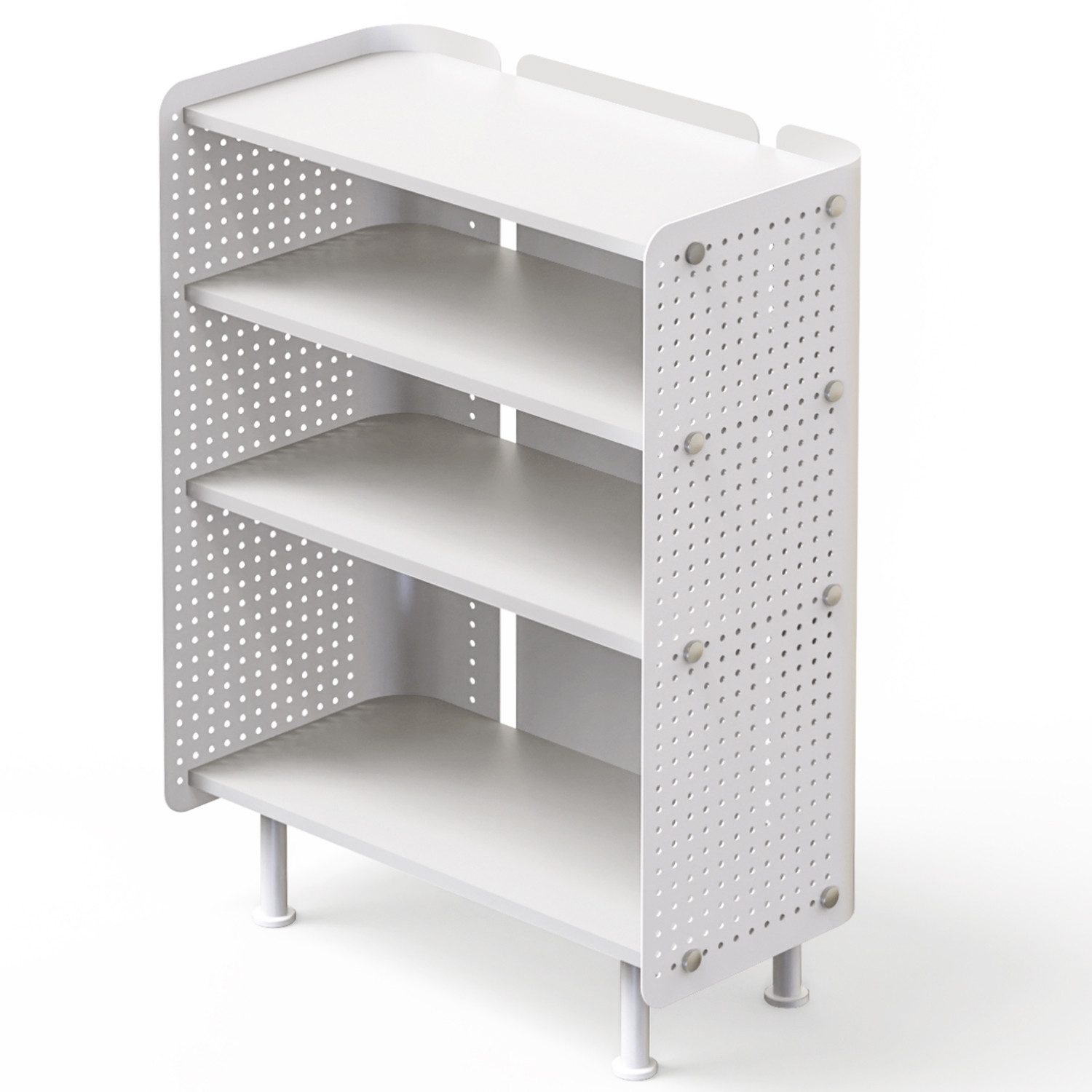 Fenge Bücherregal Lagerregal mit Pegboard