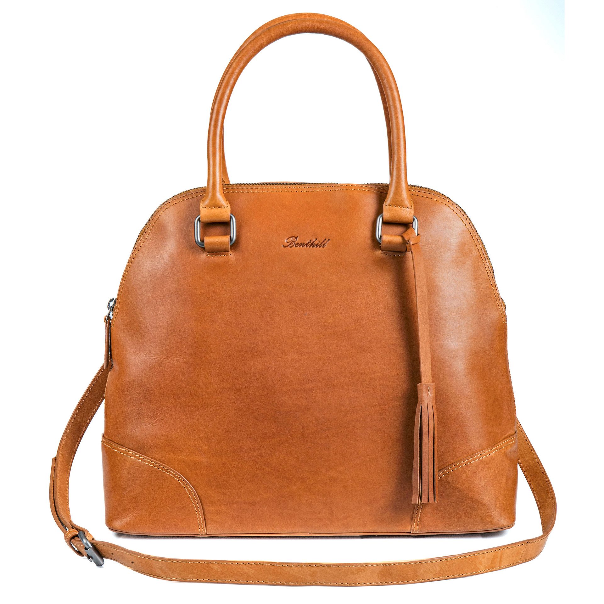 Benthill Henkeltasche Damen Handtasche Echt Leder Vintage Tasche Groß Fraue günstig online kaufen