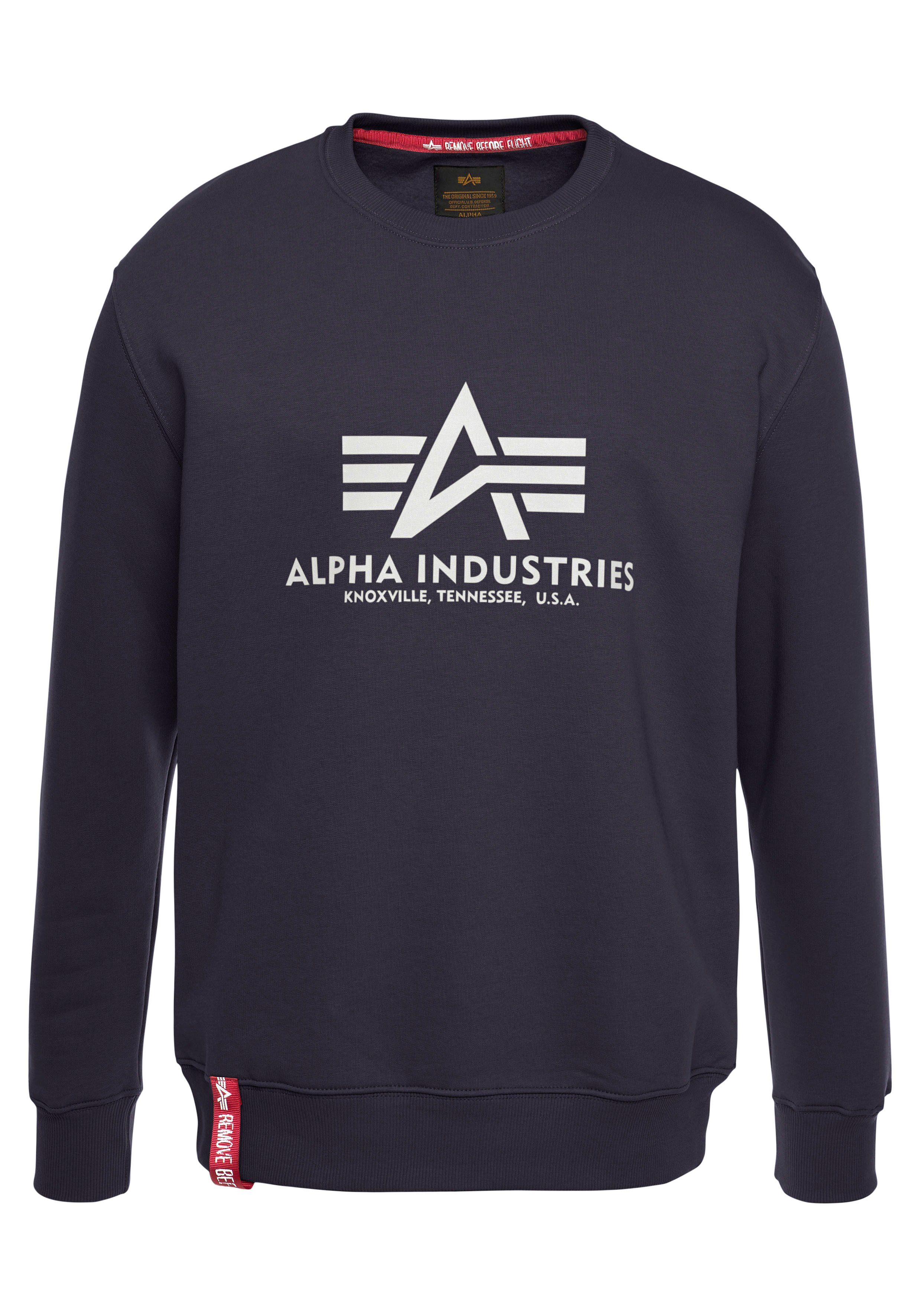 Alpha Industries Sweatshirt Sweater navy Basic