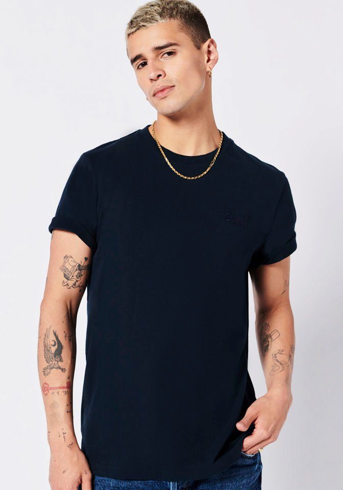 Superdry Rundhalsshirt ESSENTIAL LOGO EMB TEE