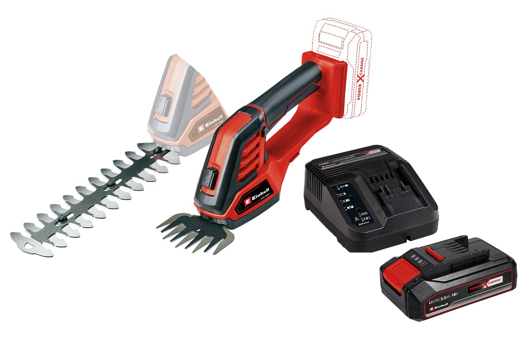 Einhell Akku-Grasschere Li- GE-CG 18 100