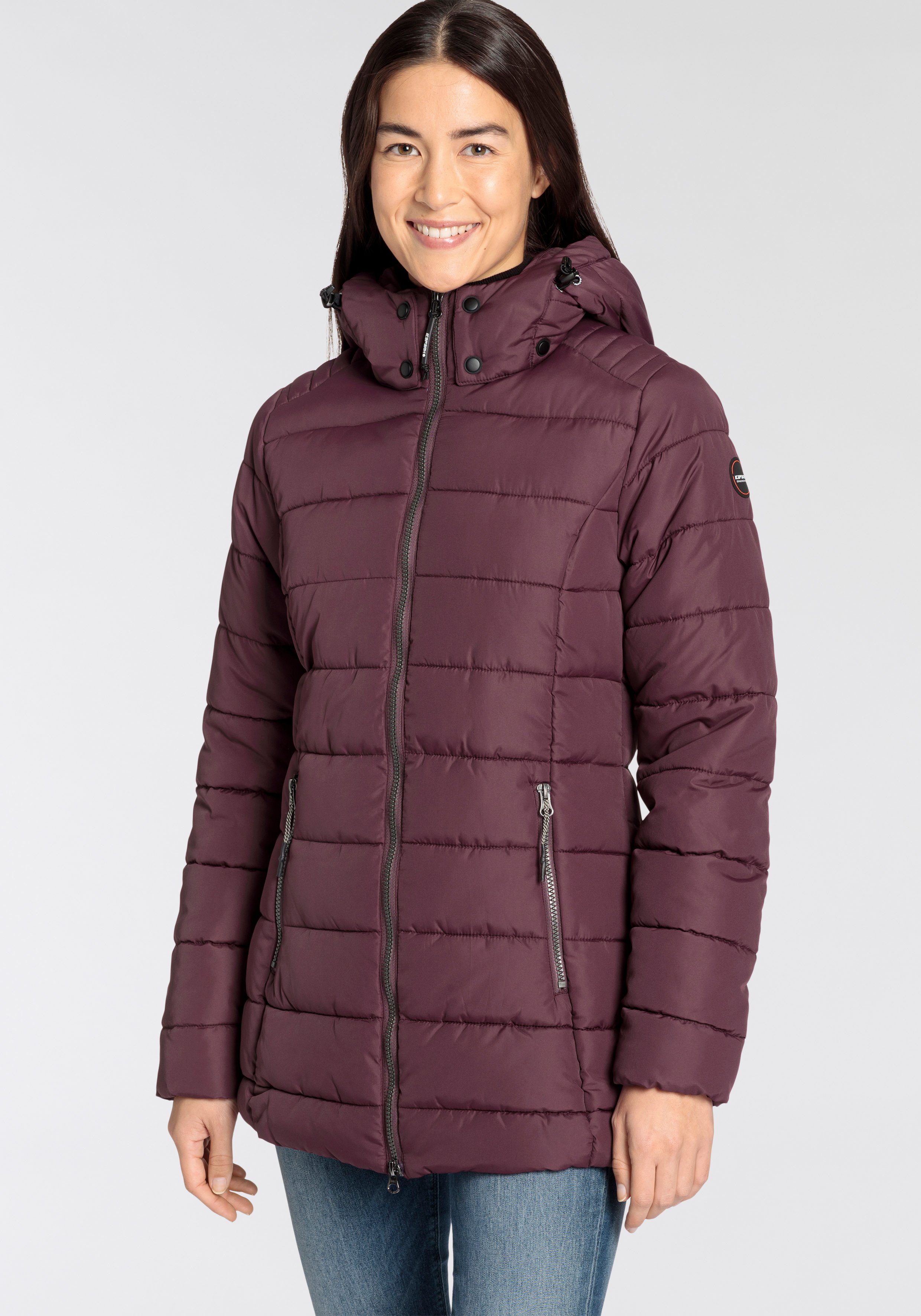 Steppjacke PETTIBONE Windabweisend Icepeak Atmungsaktiv & & Wasserabweisend rot