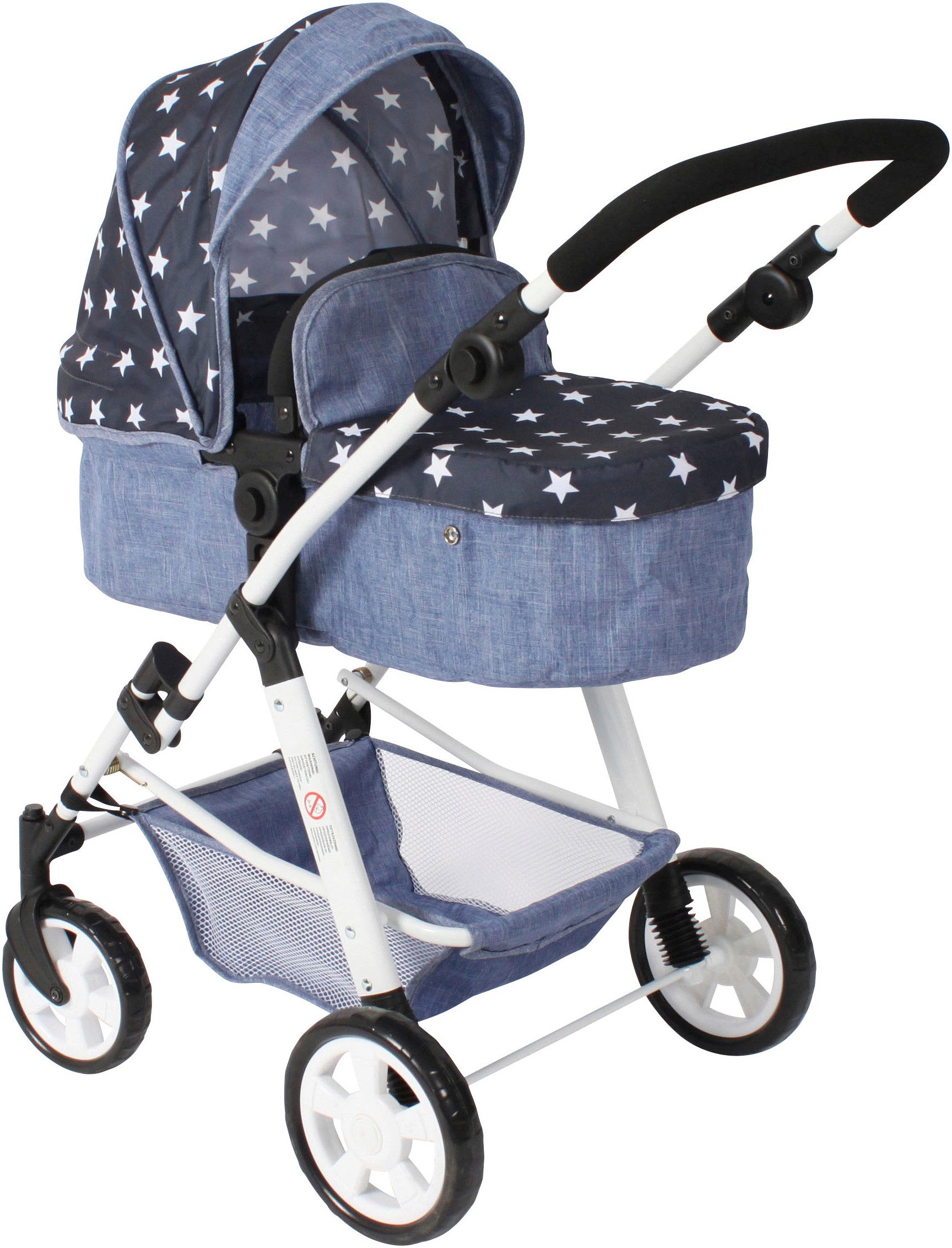 CHIC2000 Kombi-Puppenwagen Nele, Sternchen, zusammenklappbar günstig online kaufen