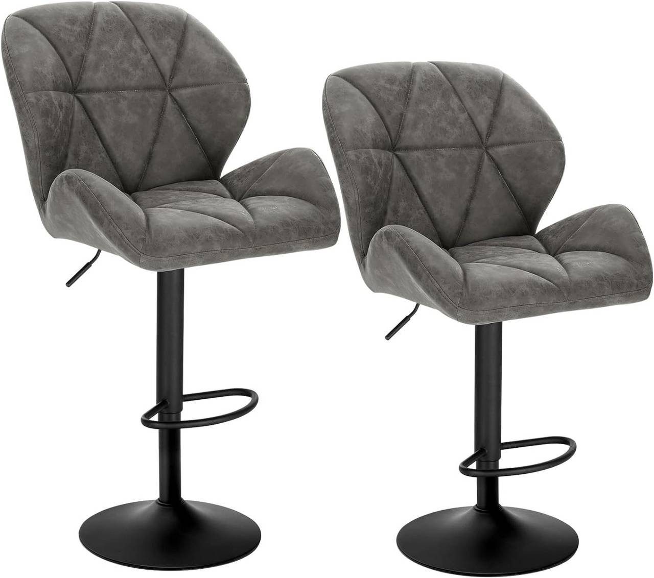 Woltu Barhocker (2 St), Barstuhl Bistrostuhl, höhenverstellbar, drehbar, Ku günstig online kaufen