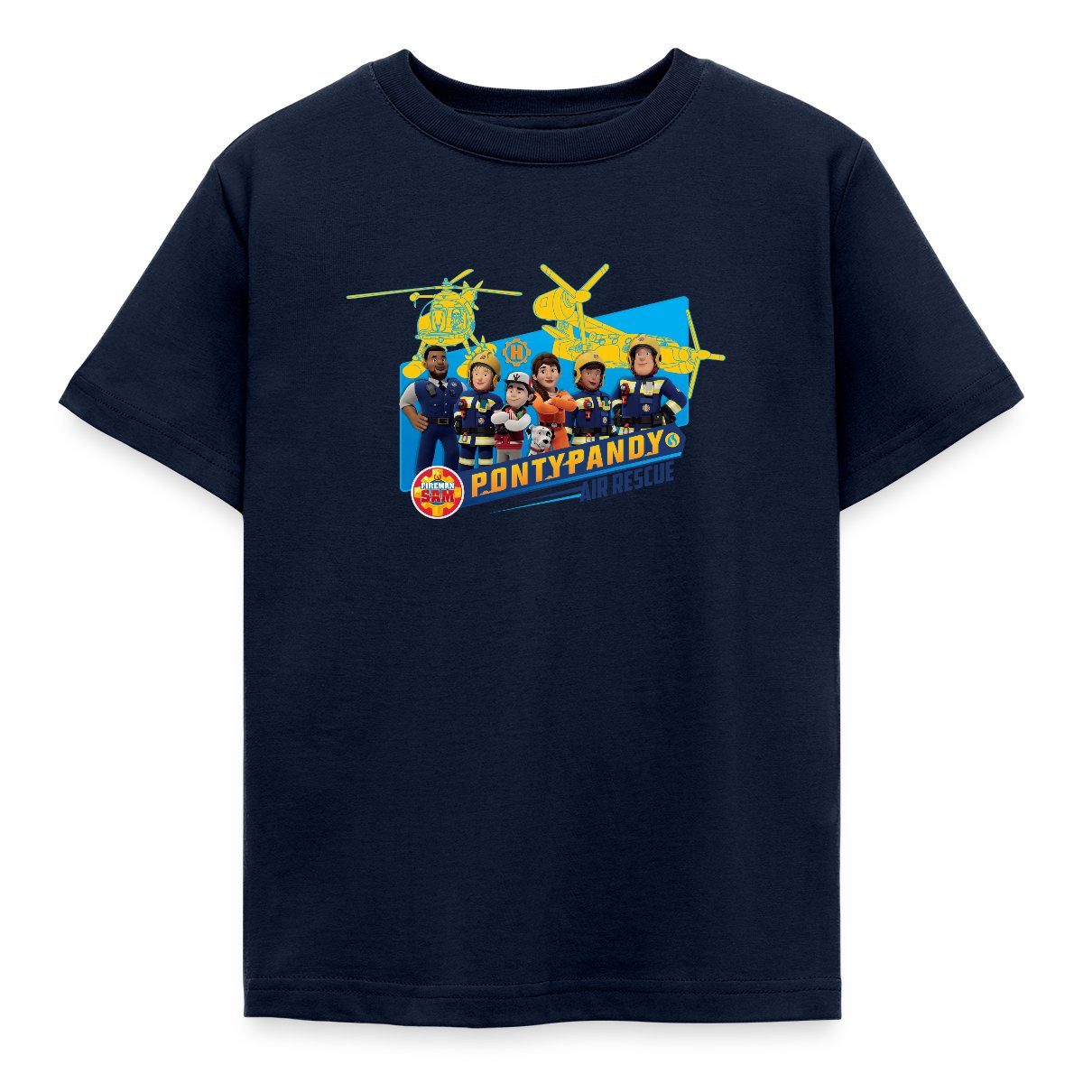 T-Shirt Feuerwehrmann Sam™ Pontypandy Air Rescue Kinder T-Shirt