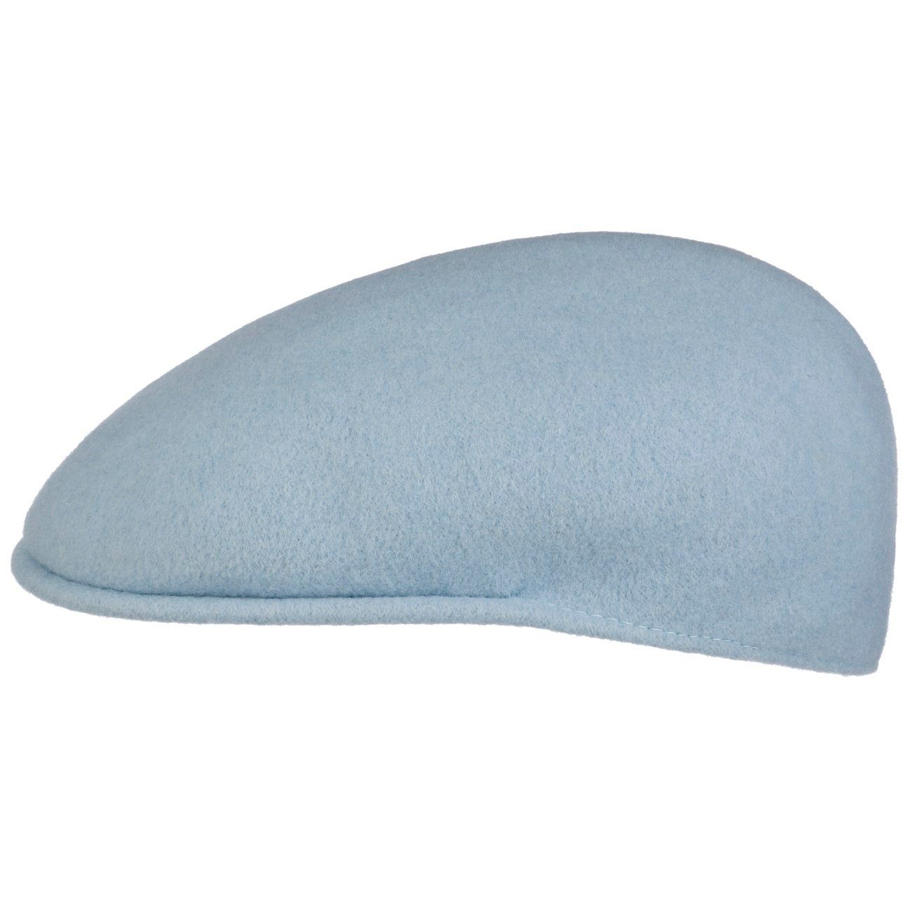 Schiebermütze Cap (1-St) mit Flat Schirm hellblau Kangol