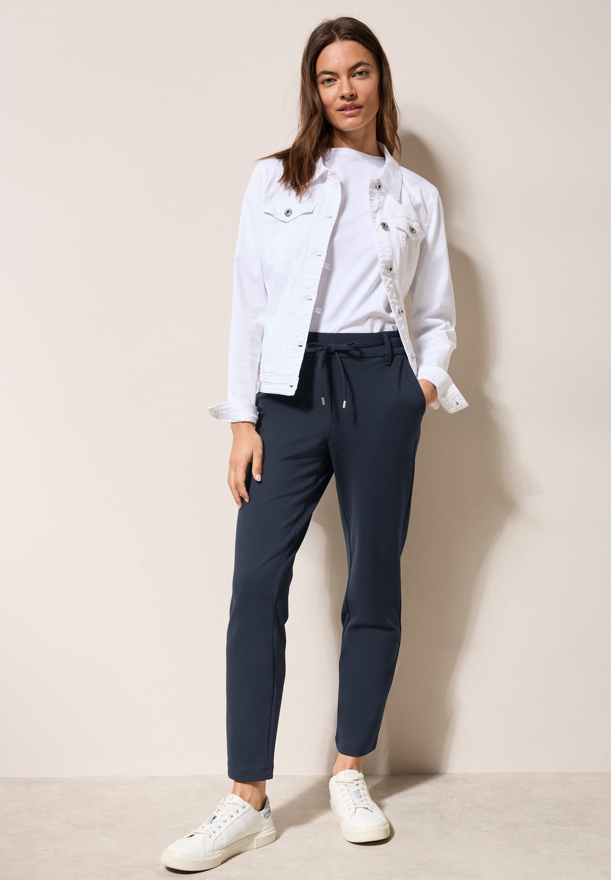 CECIL Jogger Pants Middle Waist
