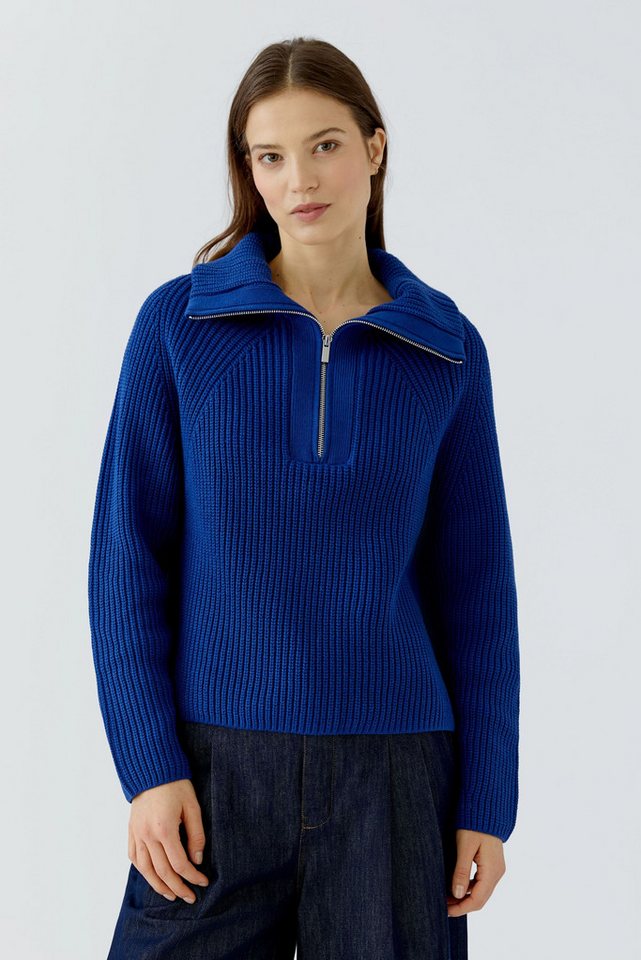 Oui Rollkragenpullover Lässig geschnitten