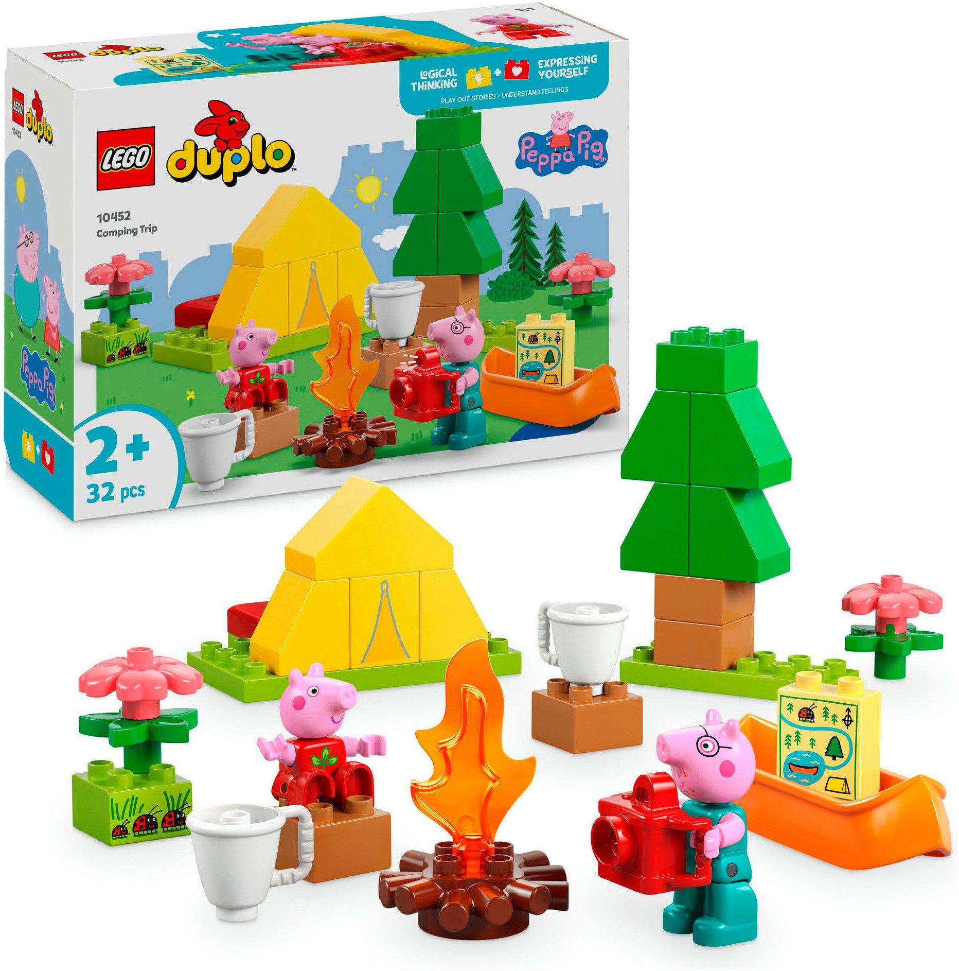 LEGO® Campingausflug (10452), LEGO® DUPLO Peppa Pig Konstruktionsspielstein günstig online kaufen