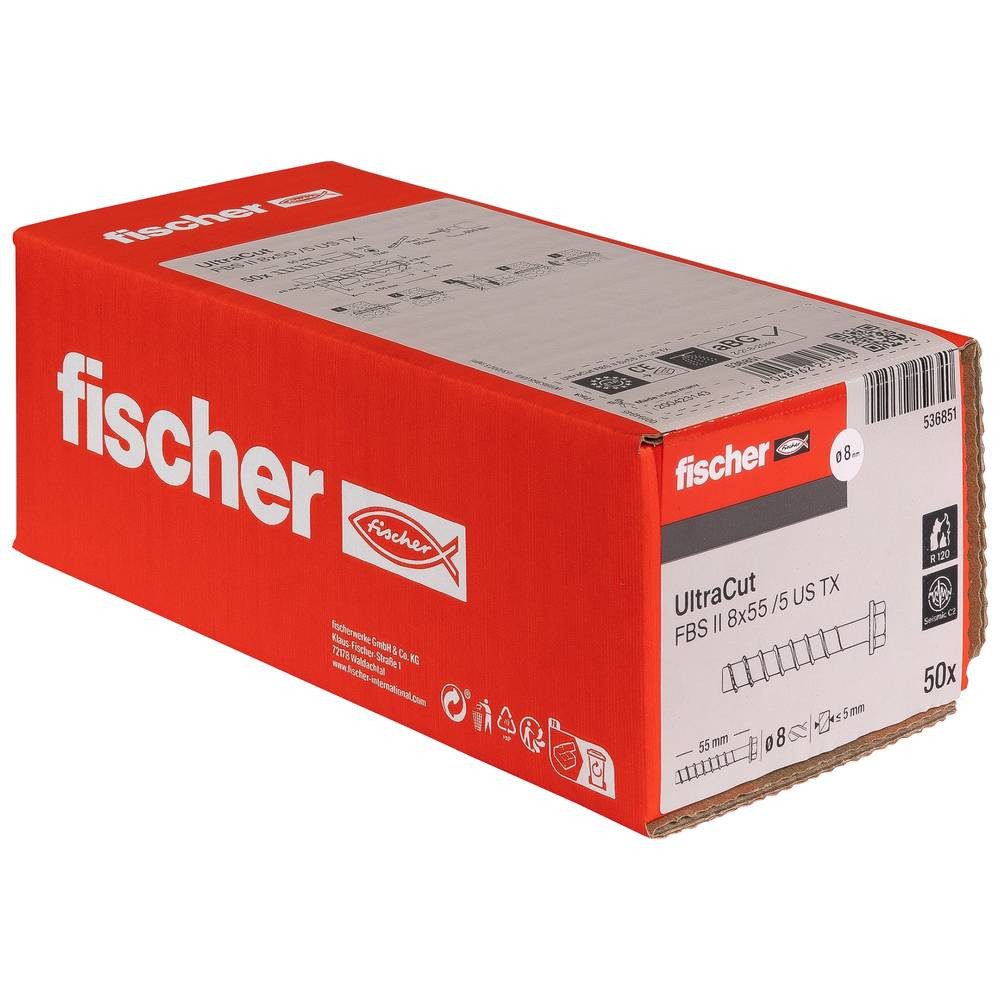 fischer Blechschraube ULTRACUT FBS II 8x55 5/- US TX 536851