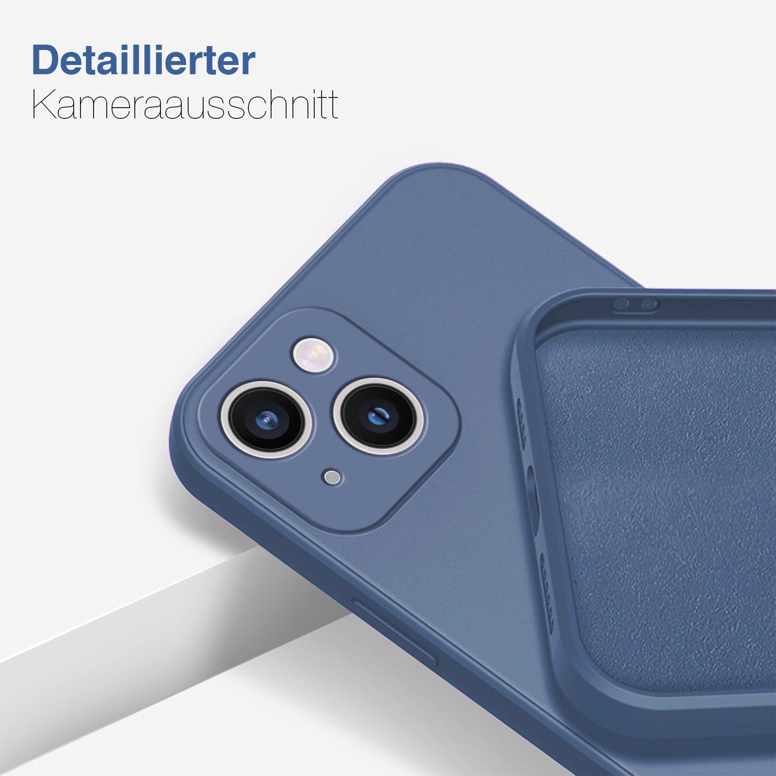 Tec-Expert Handyhülle SoftGrip Cover Hülle für Apple iPhone 15 6.1 Zoll, 6.1, Schutzhülle mit Soft Touch Oberfläche für Apple iPhone 15