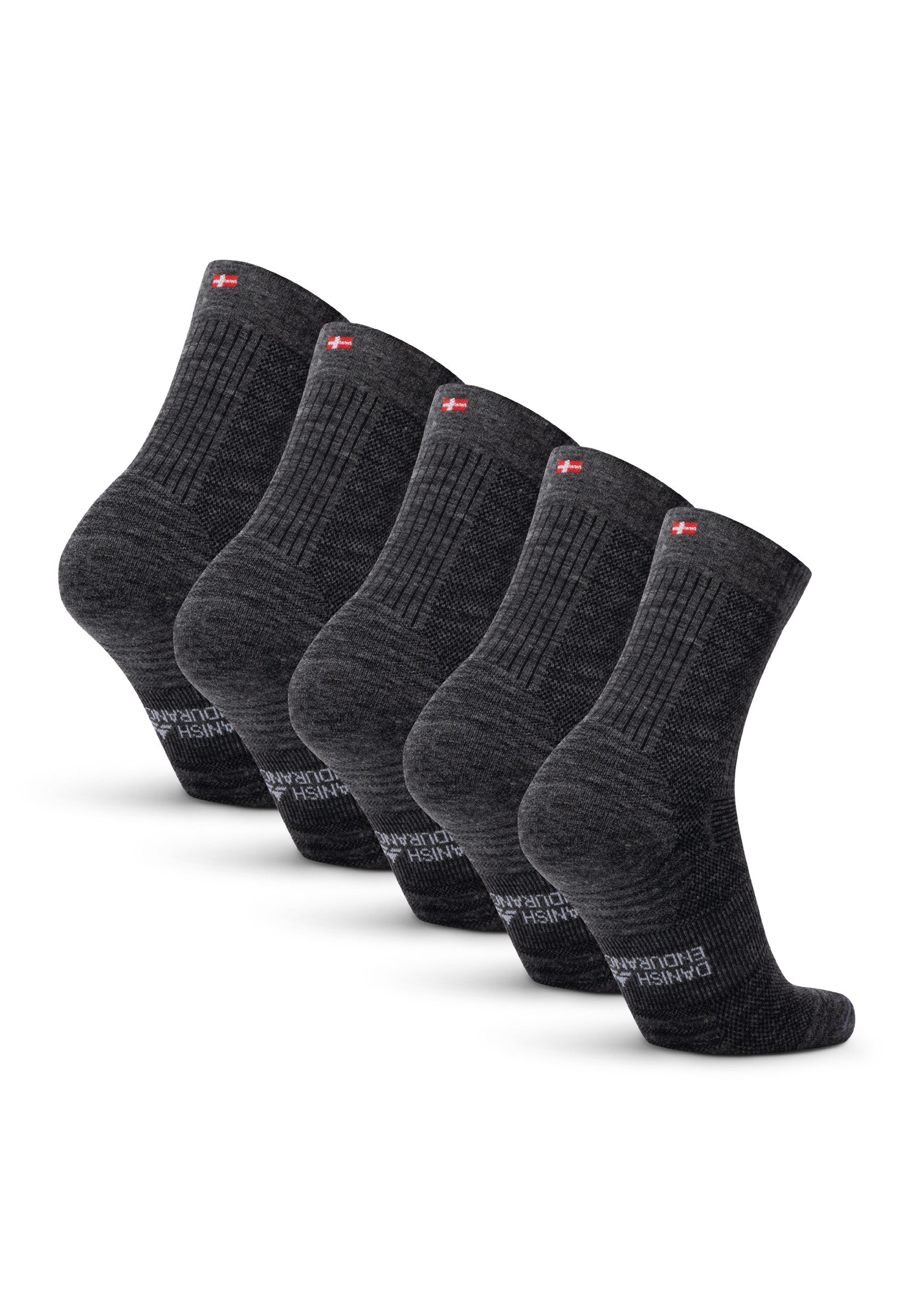 DANISH ENDURANCE Basicsocken Merino Hiking Light (5-Paar) Leicht & gepolste günstig online kaufen