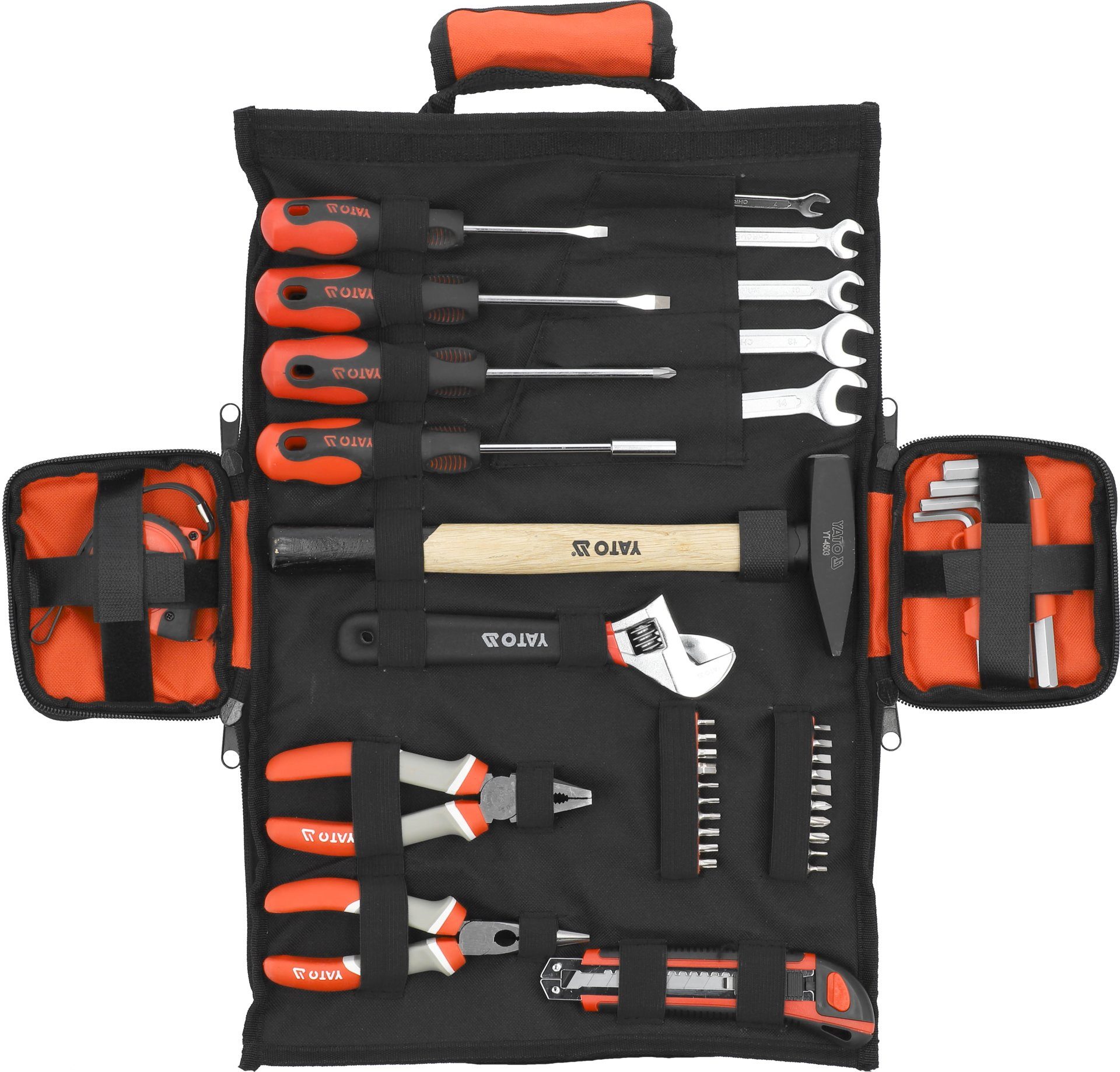 TRIZERATOP Werkzeugset Werkzeugteich in einer praktischen Tasche 44 Stück, (Komplett-Set, 80-St)