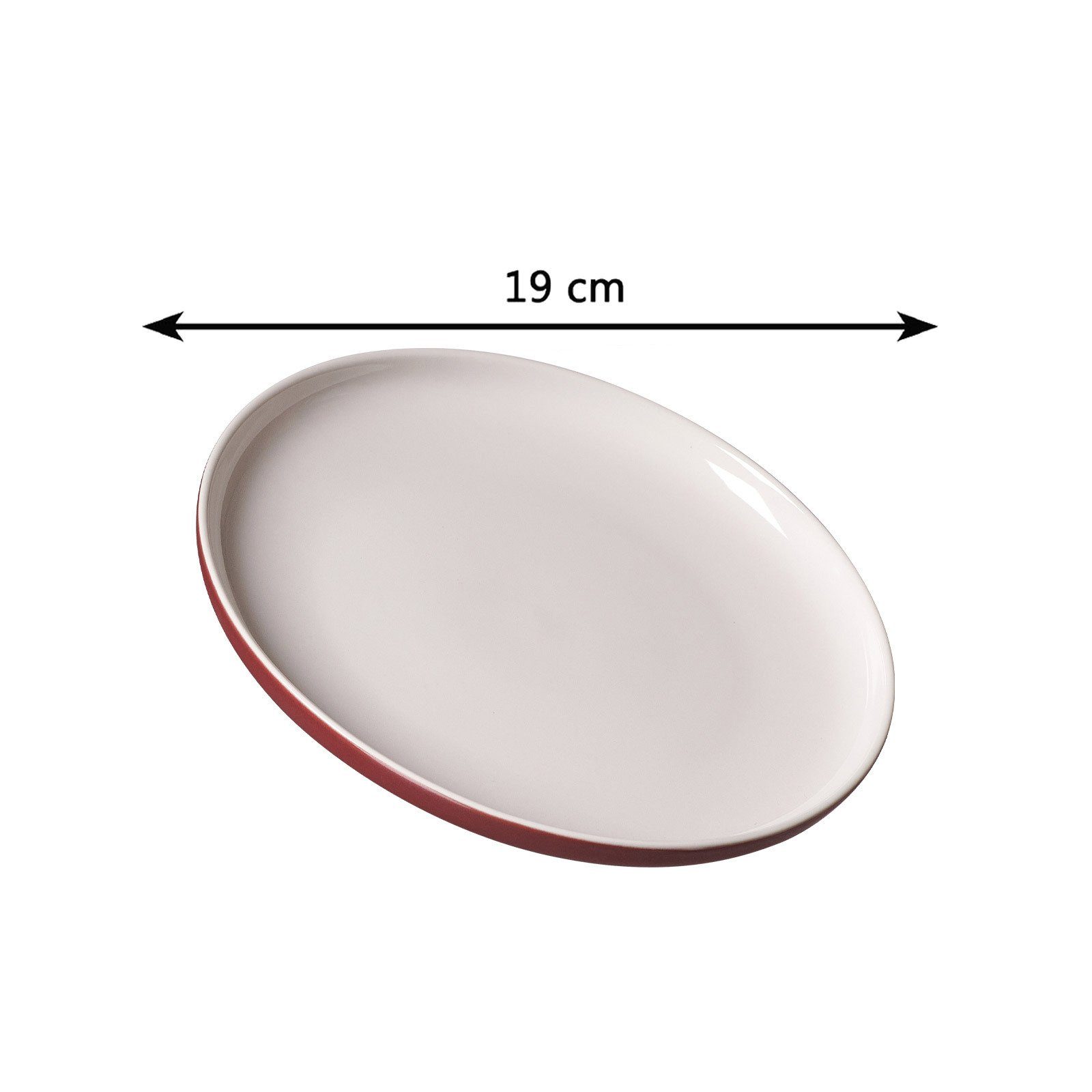 Ritzenhoff & Breker Frühstücksteller Jasper Dessertteller ø 19.0 cm 6er Set, (6 St)