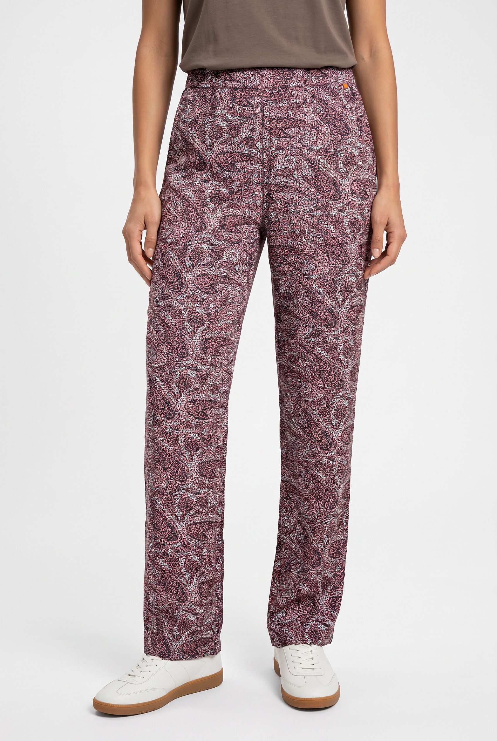 BOSS ORANGE Webhose Teska Premium Damenmode mit Paisley-Muster