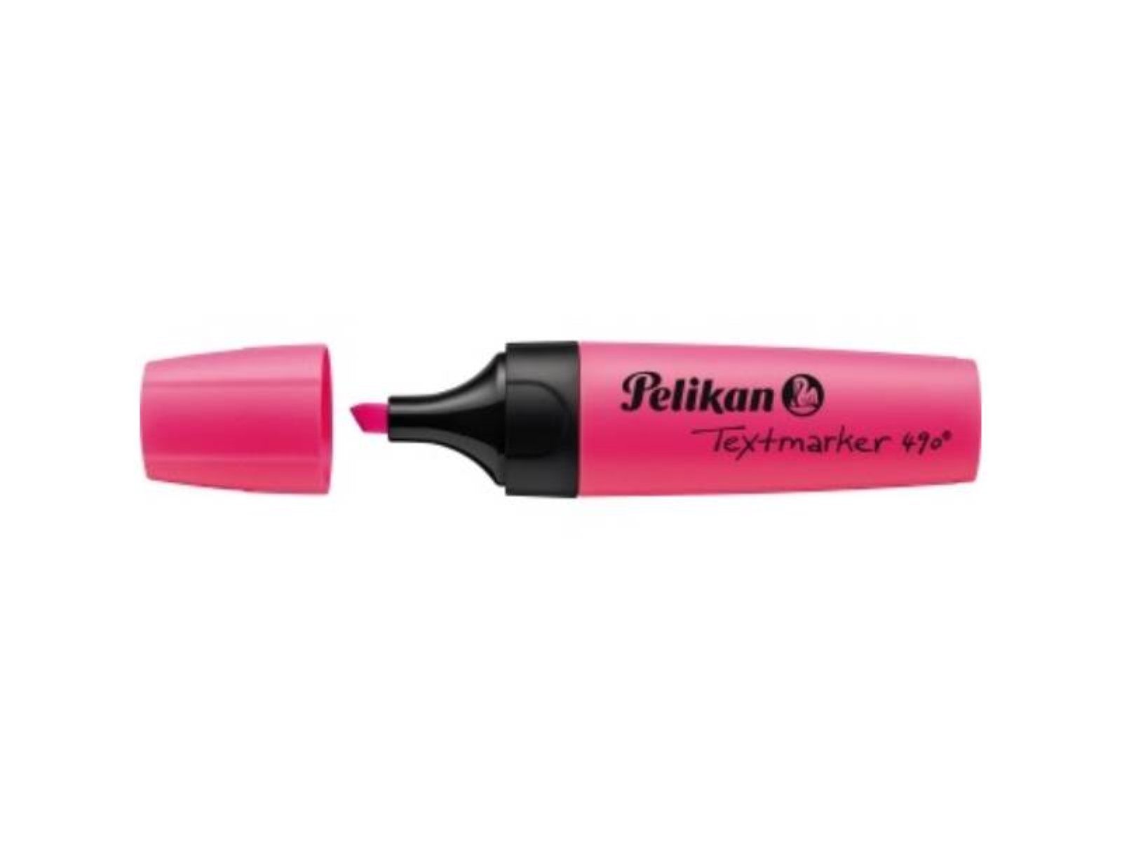 Pelikan Marker Pelikan Textmarker 490 814102 1,2-5mm Keilspitze rosa