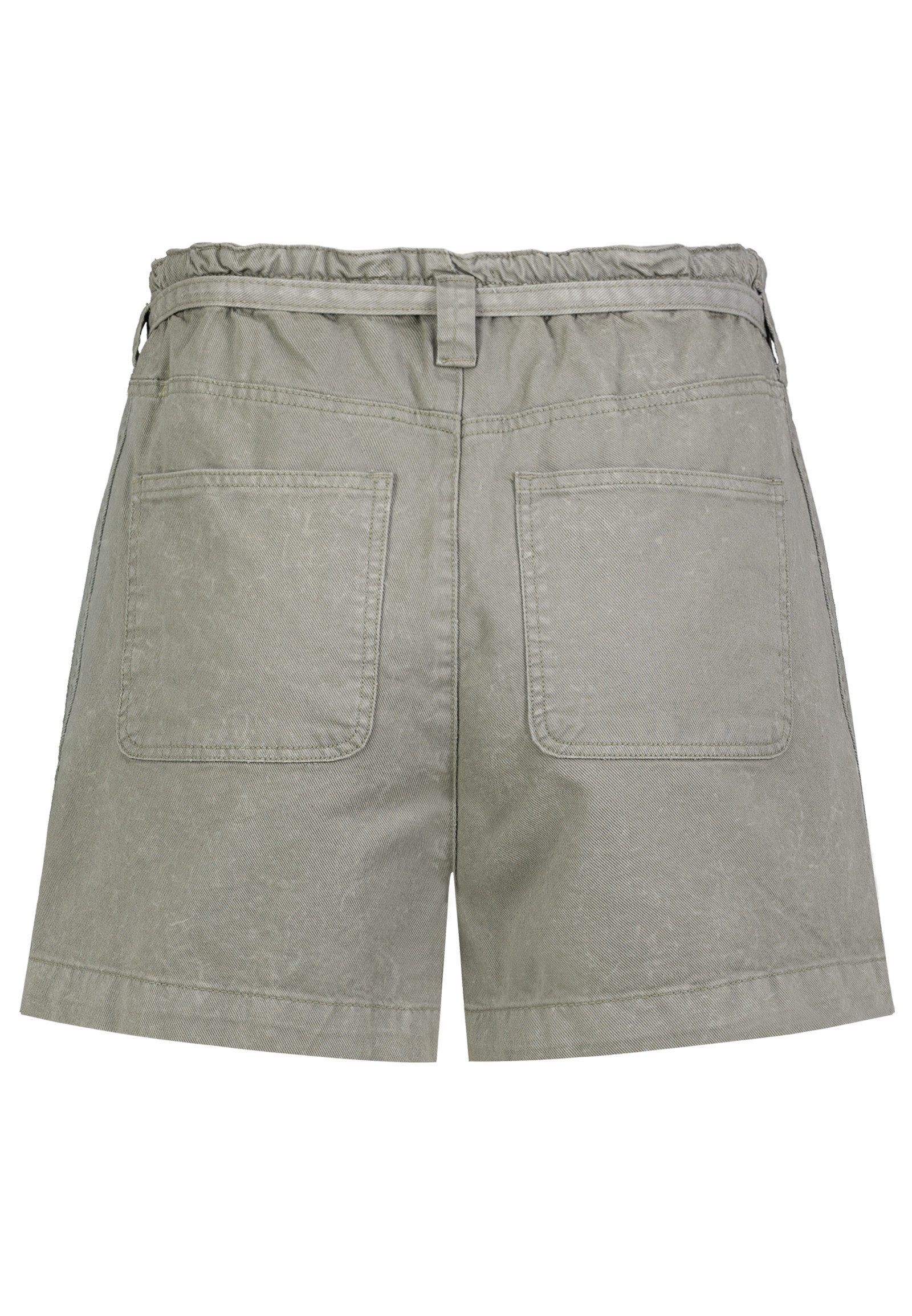 SUBLEVEL Jeansshorts Damen Denim Shorts mit Gummibund Coloured Denim Shorts, Bindegürtel