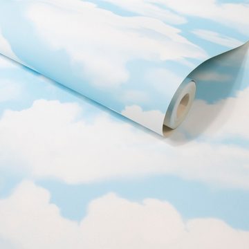 Papiertapete Wolken, (1 St), Mehrfarbig - 10m x 52cm