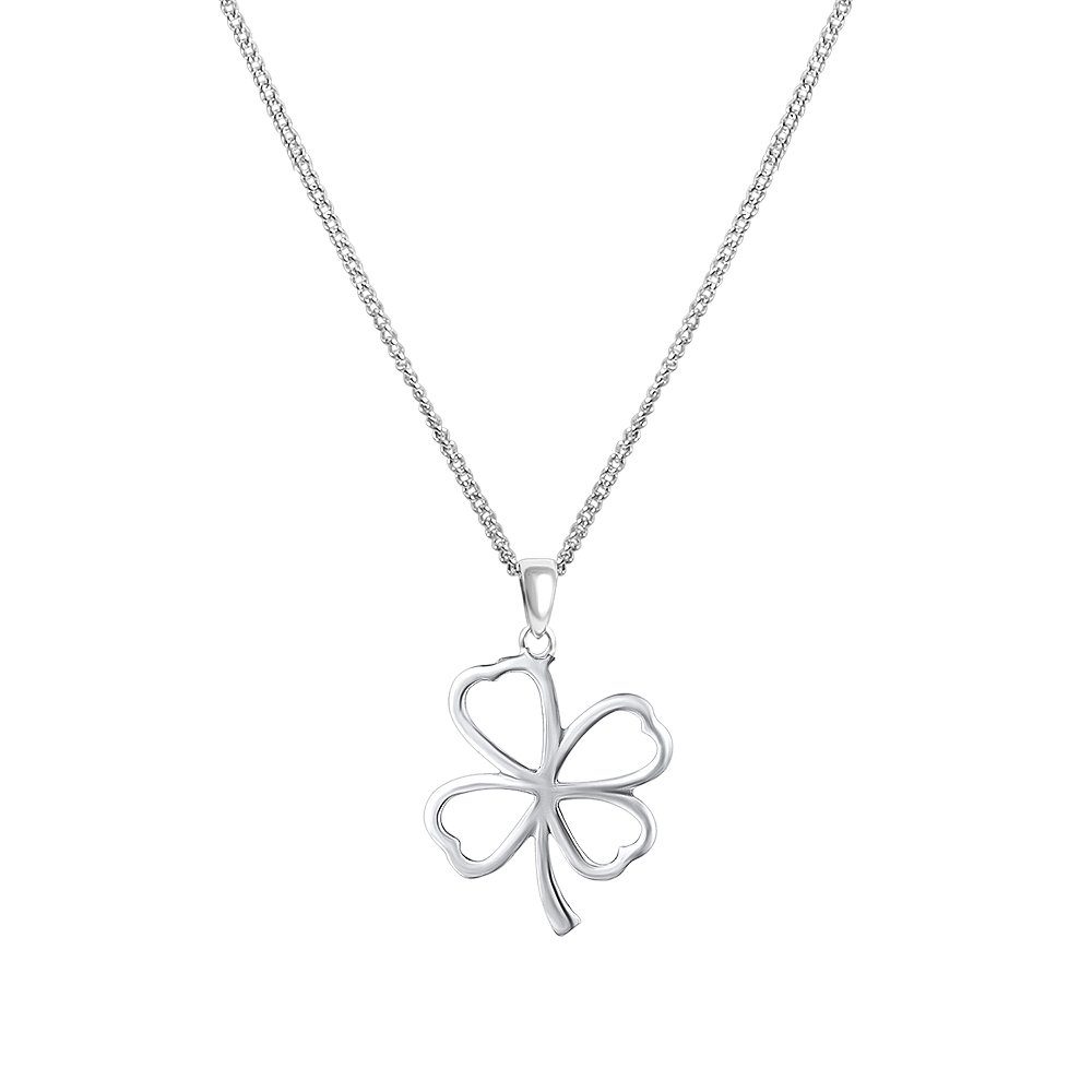 ALEXANDER YORK Kette mit Anhänger KLEEBLATT cut-out Design, 2-tlg., 925 Ste günstig online kaufen