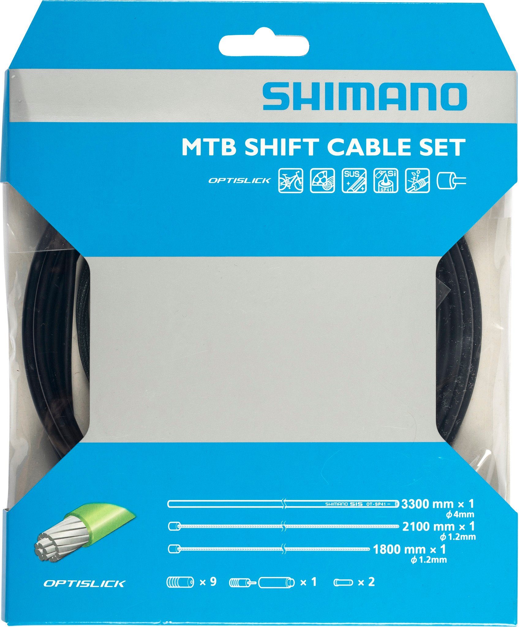 Shimano Schaltung »MTB Optislick Schaltkabel-Set« | OTTO