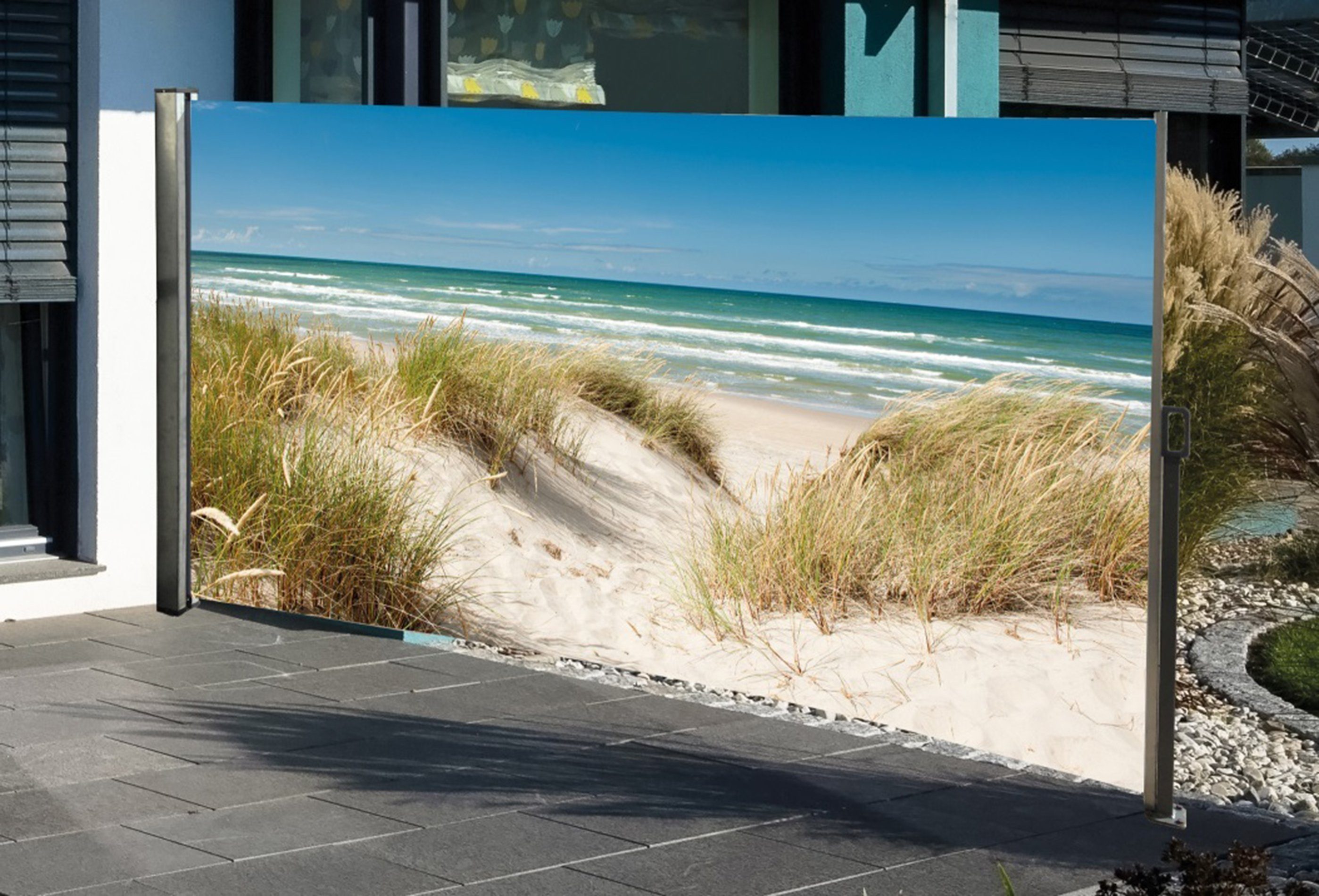 HTILiving Seitenmarkise mit Fotodruck »Ostsee«, Auszug rechts online