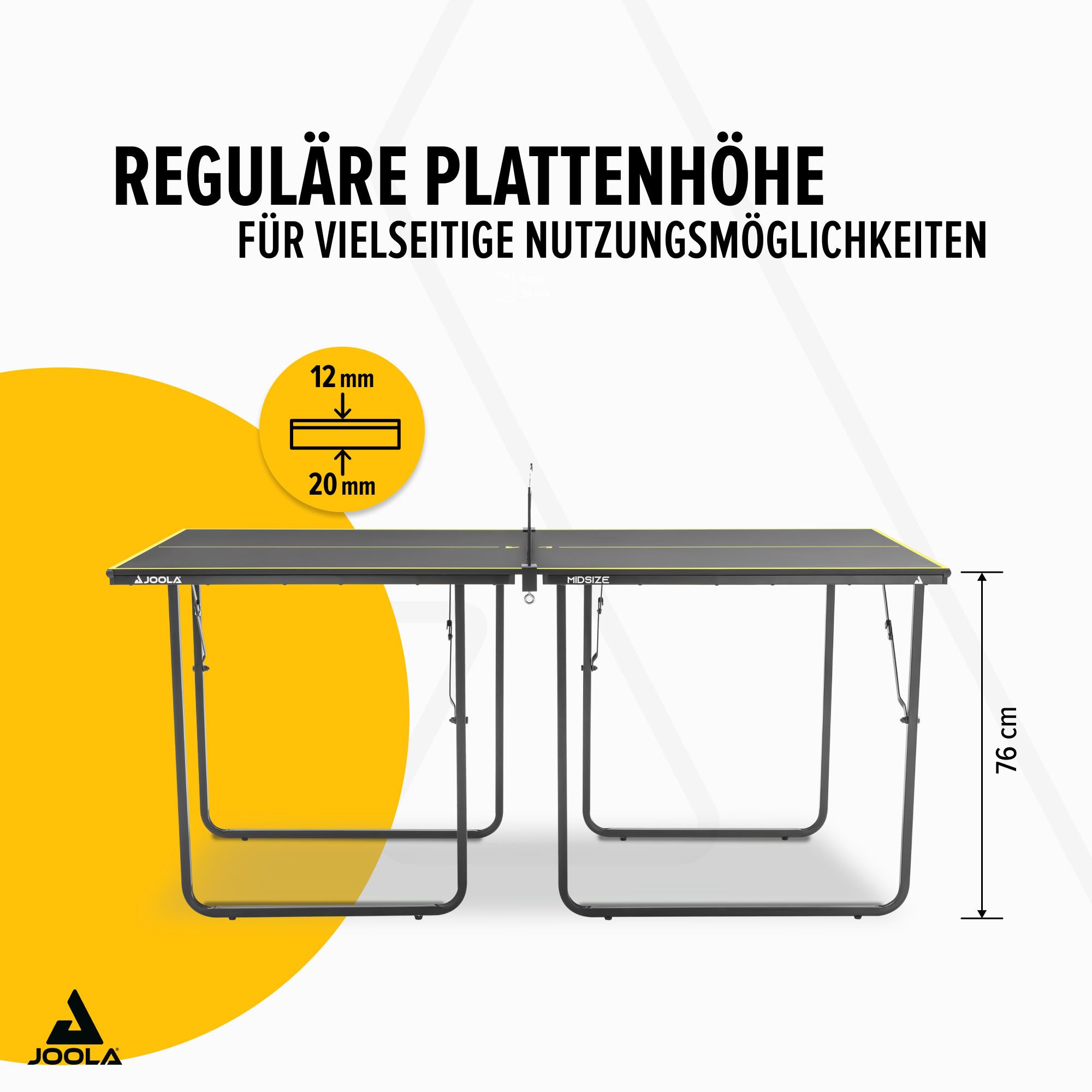 Joola Tischtennisplatte JOOLA Tischtennisplatte Midsize dark-grey