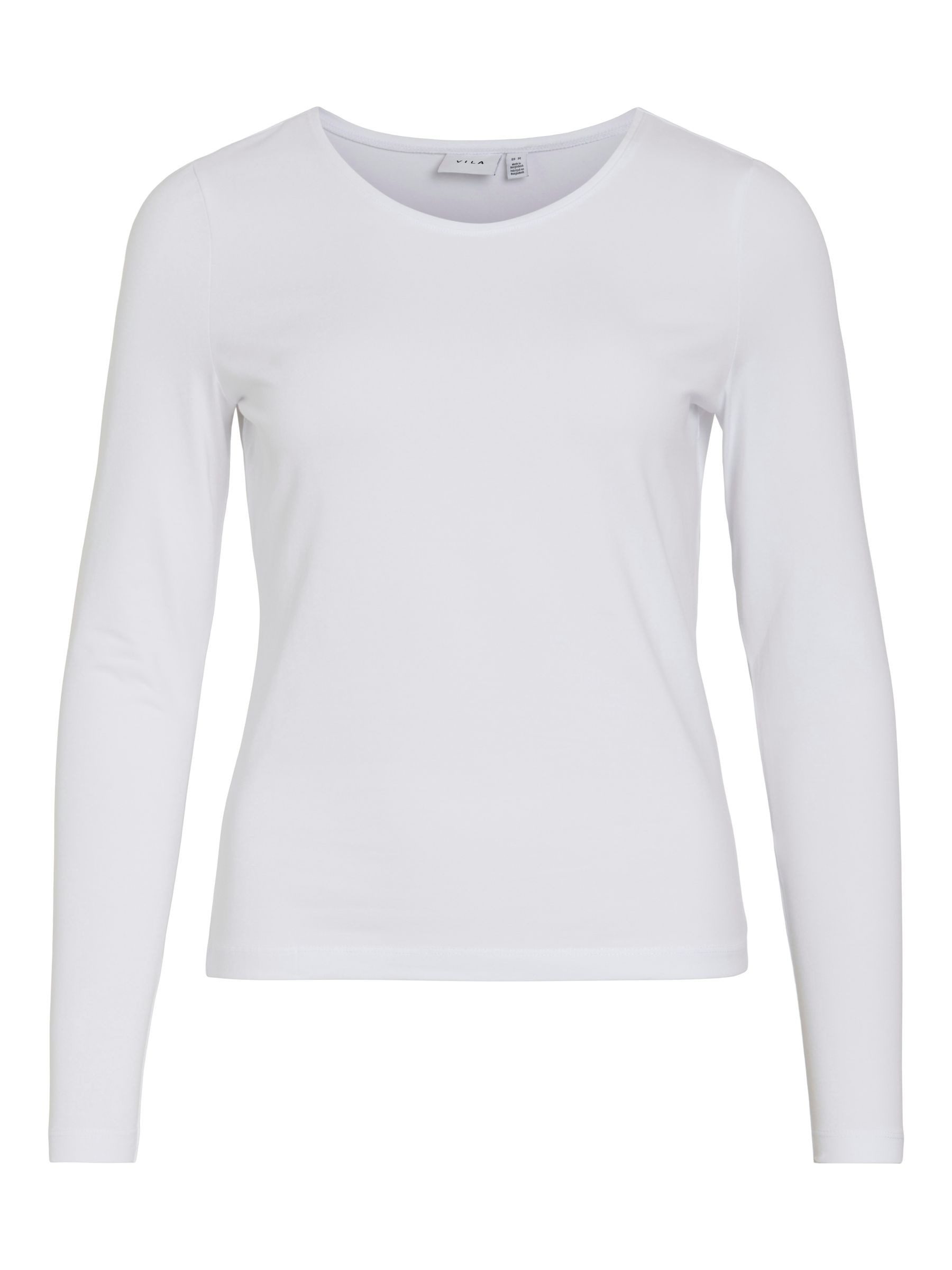 Vila T-Shirt Klassisches Langarm-Oberteil für jeden Anlass VINORA L/S O-NEC günstig online kaufen